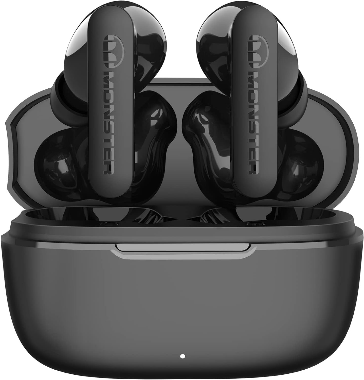 Monster N-Lite Clear Talk Wireless Earbuds Bluetooth 5.3 Headphones with CVC 8.0 Noise Reduction, IPX8 Waterproof in-Ear Stereo Earphones 60H Playtime, with Fast Charging for Sport Monster N-Lite Clear Talk Wireless Earbuds Bluetooth 5.3 Headphones with CVC 8.0 Noise Reduction, IPX8 Waterproof in-Ear Stereo Earphones 60H Playtime, with Fast Charging for Sport