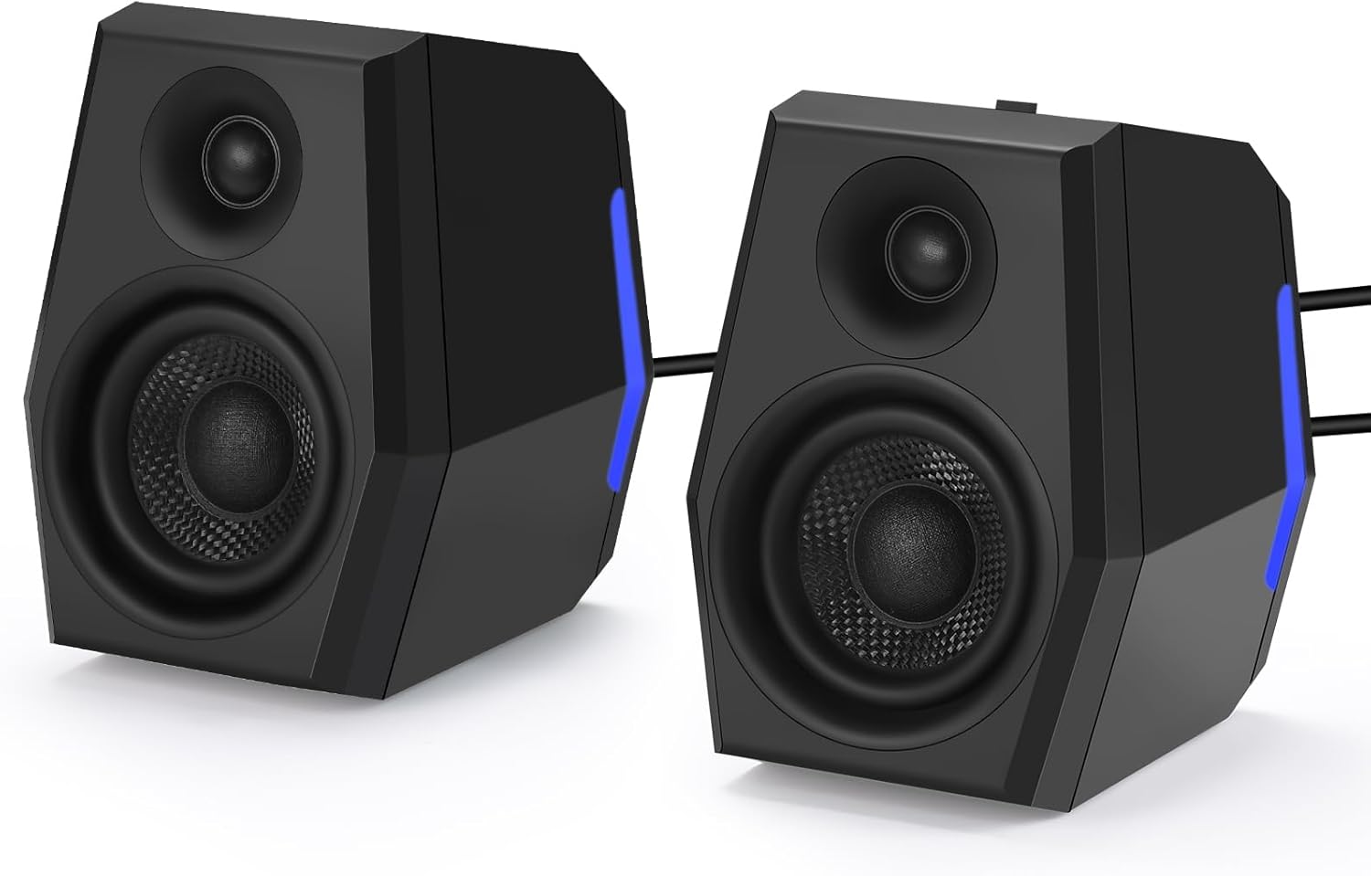 SW209 3″ 36W Computer Gaming PC Speakers – Built-in 24bit DAC Dynamic 3D Surround Sound – Bluetooth USB 3.5mm Aux Inputs – Three EQ Sound Mode – 2.0 RGB Lights Multimedia Speakers (Pair, Black) SW209 3″ 36W Computer Gaming PC Speakers – Built-in 24bit DAC Dynamic 3D Surround Sound – Bluetooth USB 3.5mm Aux Inputs – Three EQ Sound Mode – 2.0 RGB Lights Multimedia Speakers (Pair, Black)