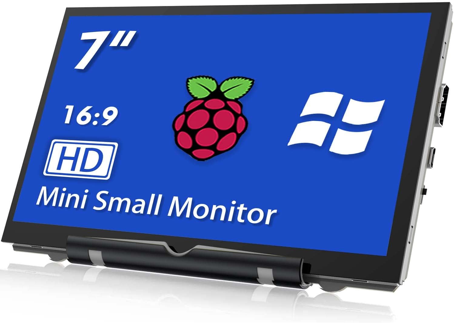 Raspberry Pi Screen 7 Inch HDMI Monitor 800×480 LCD Screen Display Mini Small Monitor for Raspberry Pi 4/3/2/Zero/B/B+ Win11/10/8/7 (Non-Touch), Driver Free Raspberry Pi Screen 7 Inch HDMI Monitor 800×480 LCD Screen Display Mini Small Monitor for Raspberry Pi 4/3/2/Zero/B/B+ Win11/10/8/7 (Non-Touch), Driver Free