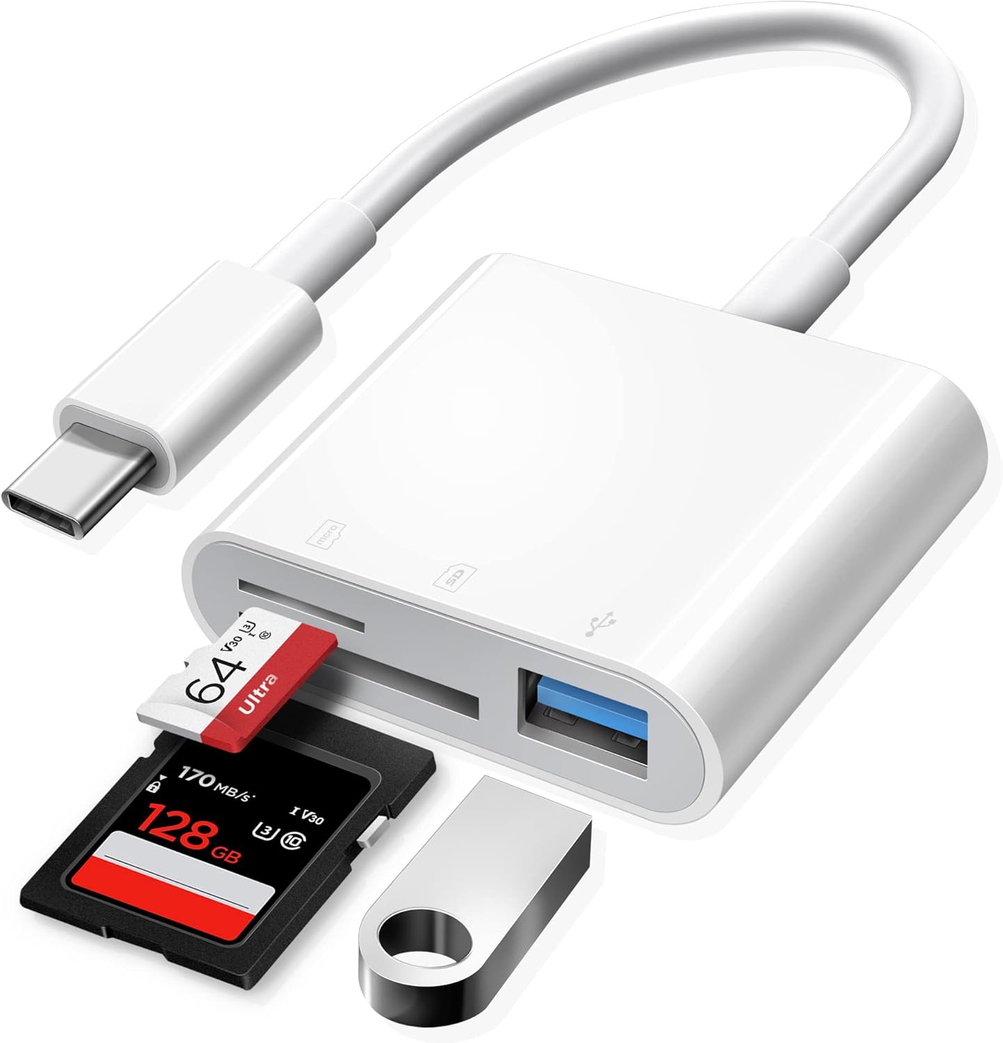 USB C SD Card Reader, Oyuiasle USB C to SD Card for iPhone 15/iPad/Mac/Laptop, USB-C/Type C Memory Card Adapter for iMac, iPad Pro Air Mini, MacBook Pro Air,Galaxy,MicroSD/SD USB C SD Card Reader, Oyuiasle USB C to SD Card for iPhone 15/iPad/Mac/Laptop, USB-C/Type C Memory Card Adapter for iMac, iPad Pro Air Mini, MacBook Pro Air,Galaxy,MicroSD/SD