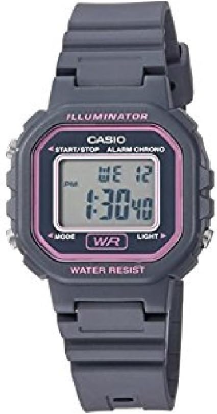 Casio LA20WH Series | Women’s Digital Watch | Water Resistant | 100 SEC Chronograph | Alarm | LED Illuminator | 5-Year Battery Casio LA20WH Series | Women’s Digital Watch | Water Resistant | 100 SEC Chronograph | Alarm | LED Illuminator | 5-Year Battery