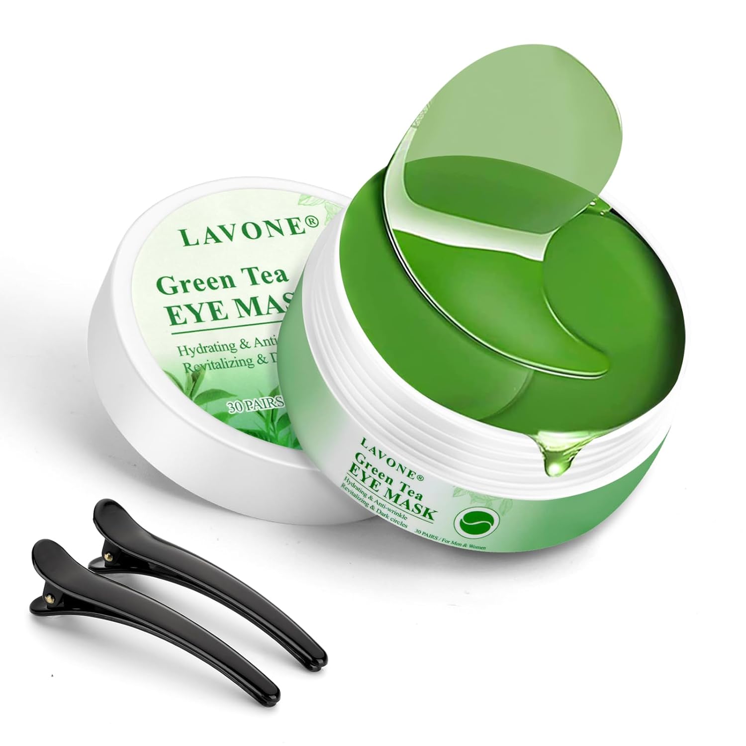 Under Eye Patches-30 Pairs Green Tea Eye Mask Skin Care Products-Eye Masks Skincare for Dark Circles and Puffiness,Reduce Wrinkles,Eye Bags and Fine Lines, or Women and Man,with Hair Clips Under Eye Patches-30 Pairs Green Tea Eye Mask Skin Care Products-Eye Masks Skincare for Dark Circles and Puffiness,Reduce Wrinkles,Eye Bags and Fine Lines, or Women and Man,with Hair Clips