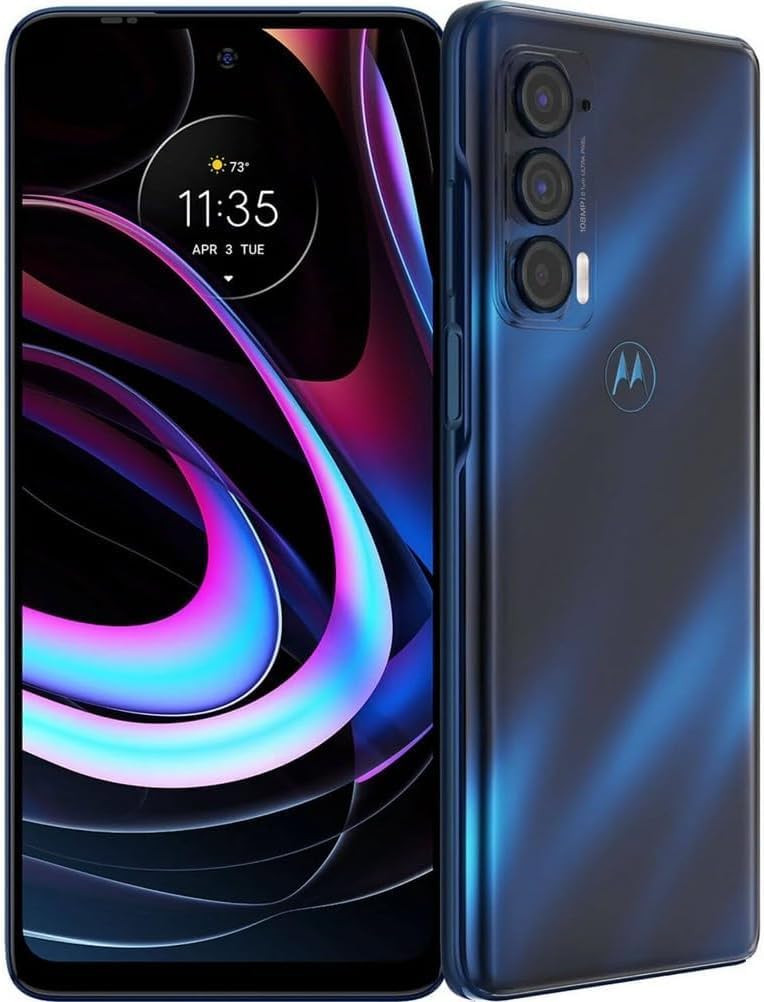Motorola Moto Edge 5G UW 256gb Nebula Blue for Verizon (Renewed) Motorola Moto Edge 5G UW 256gb Nebula Blue for Verizon (Renewed)