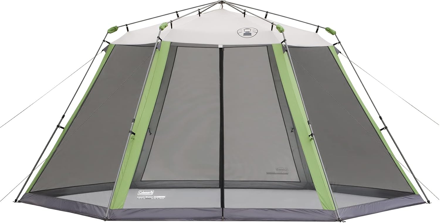 Coleman Skylodge Screened Canopy Tent with Instant Setup, 10×10/15x13ft Portable Screen Shelter with 1-Minute Setup for Bug-Free Lounging, Great for Picnic, Yard, Beach, Park, Camping, & More Coleman Skylodge Screened Canopy Tent with Instant Setup, 10×10/15x13ft Portable Screen Shelter with 1-Minute Setup for Bug-Free Lounging, Great for Picnic, Yard, Beach, Park, Camping, & More