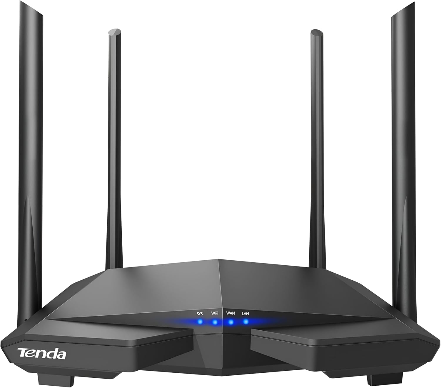 Tenda AC1200 Smart WiFi Router, High Speed Dual Band Wireless Internet Router with Smart APP, 4 x 100 Mbps Fast Ethernet Ports, Supports Guest WiFi, Access Point Mode, IPv6 and Parental Controls(AC6) Tenda AC1200 Smart WiFi Router, High Speed Dual Band Wireless Internet Router with Smart APP, 4 x 100 Mbps Fast Ethernet Ports, Supports Guest WiFi, Access Point Mode, IPv6 and Parental Controls(AC6)