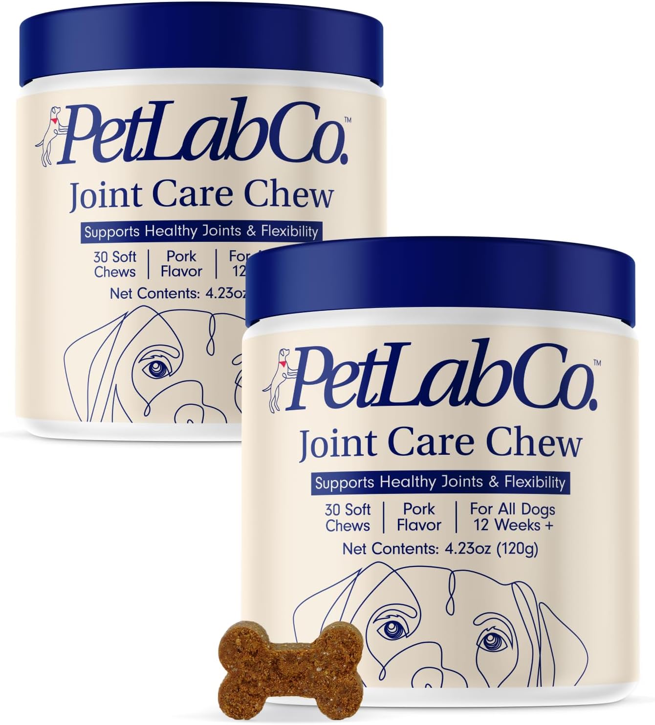 Petlab Co. Joint Care Chews – High Levels of Glucosamine for Dogs, Green Lipped Mussels, Omega 3 and Turmeric – Dog Hip and Joint Supplement to Actively Support Mobility (Value 2 Pack) Petlab Co. Joint Care Chews – High Levels of Glucosamine for Dogs, Green Lipped Mussels, Omega 3 and Turmeric – Dog Hip and Joint Supplement to Actively Support Mobility (Value 2 Pack)