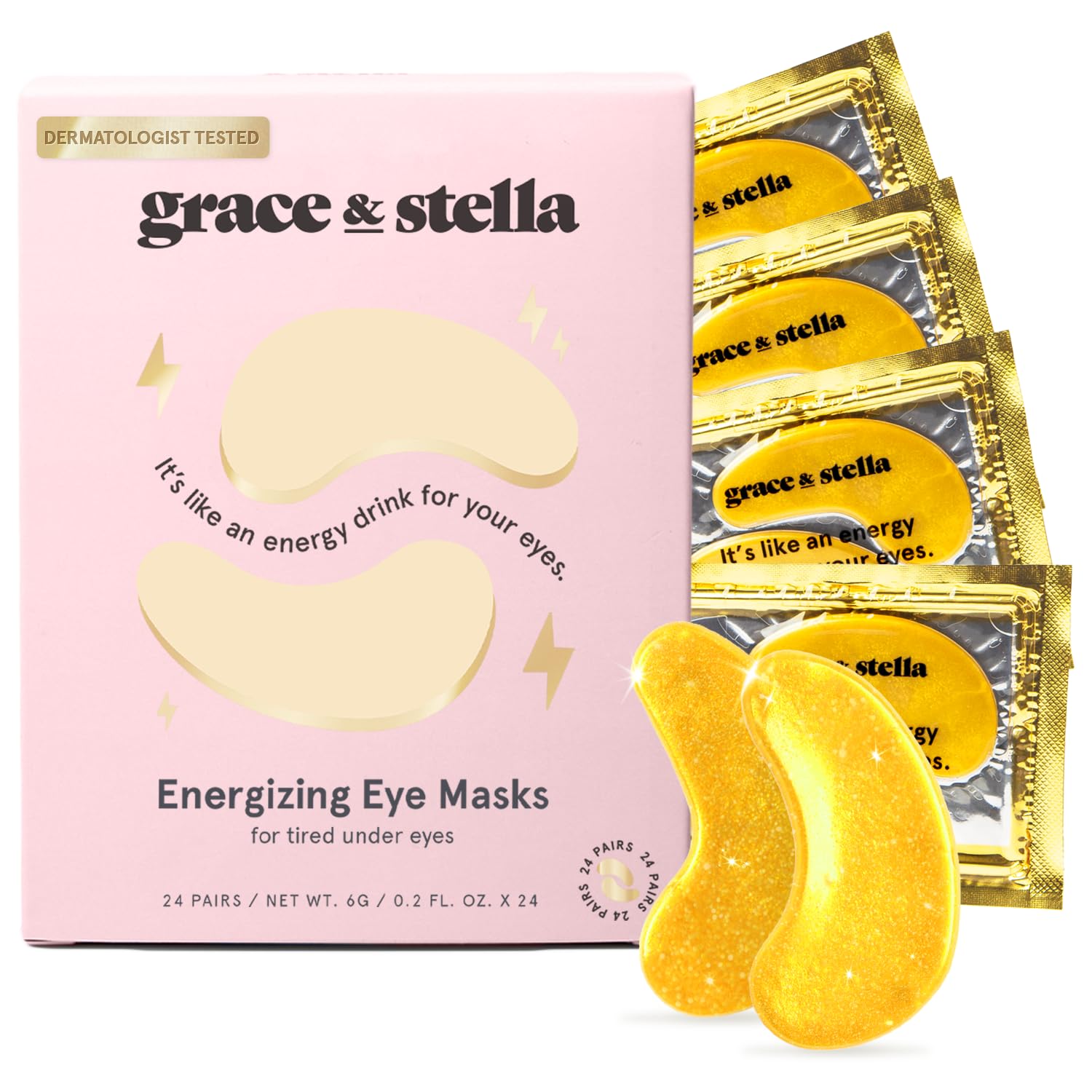 grace & stella Under Eye Mask (Gold, 24 Pairs) Reduce Dark Circles, Puffy Eyes, Undereye Bags, Wrinkles – Gel Under Eye Patches – Gifts for Women – Birthday Gifts for Women – Vegan Cruelty Free grace & stella Under Eye Mask (Gold, 24 Pairs) Reduce Dark Circles, Puffy Eyes, Undereye Bags, Wrinkles – Gel Under Eye Patches – Gifts for Women – Birthday Gifts for Women – Vegan Cruelty Free
