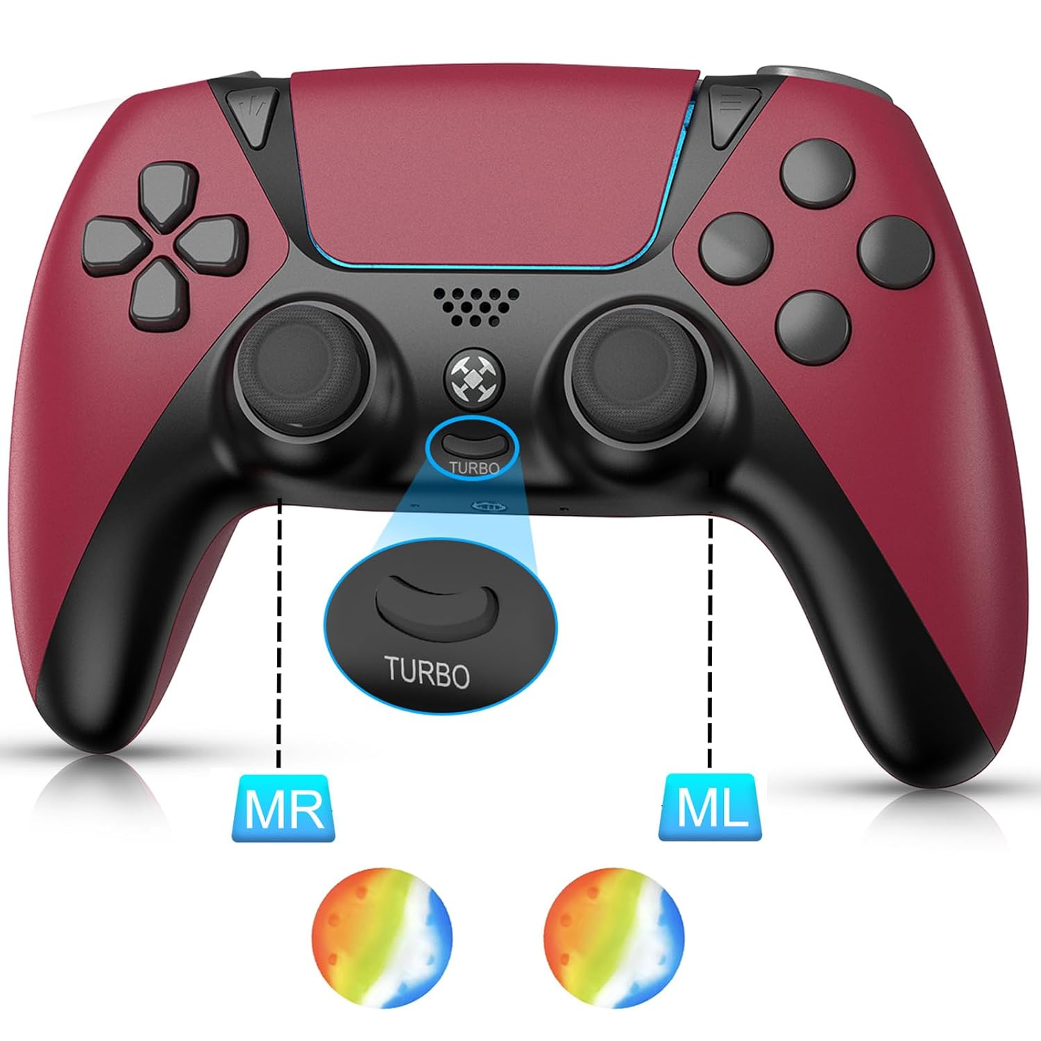 OUBANG YMIR Controller Made for Amazon Luna Game,Luna Controller for FireTV/PS4/PC/Mac/iPhone/iPad/Steam,Luna Wireless Controller with Turbo,Back Paddles,Hall Effect and Hall Triggers/Joystick,Red OUBANG YMIR Controller Made for Amazon Luna Game,Luna Controller for FireTV/PS4/PC/Mac/iPhone/iPad/Steam,Luna Wireless Controller with Turbo,Back Paddles,Hall Effect and Hall Triggers/Joystick,Red