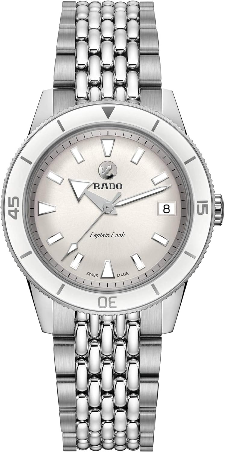 Rado Captain Cook Swiss Automatic Watch with Stainless Steel Strap, Silver, 21 (Model: R32500013) Rado Captain Cook Swiss Automatic Watch with Stainless Steel Strap, Silver, 21 (Model: R32500013)