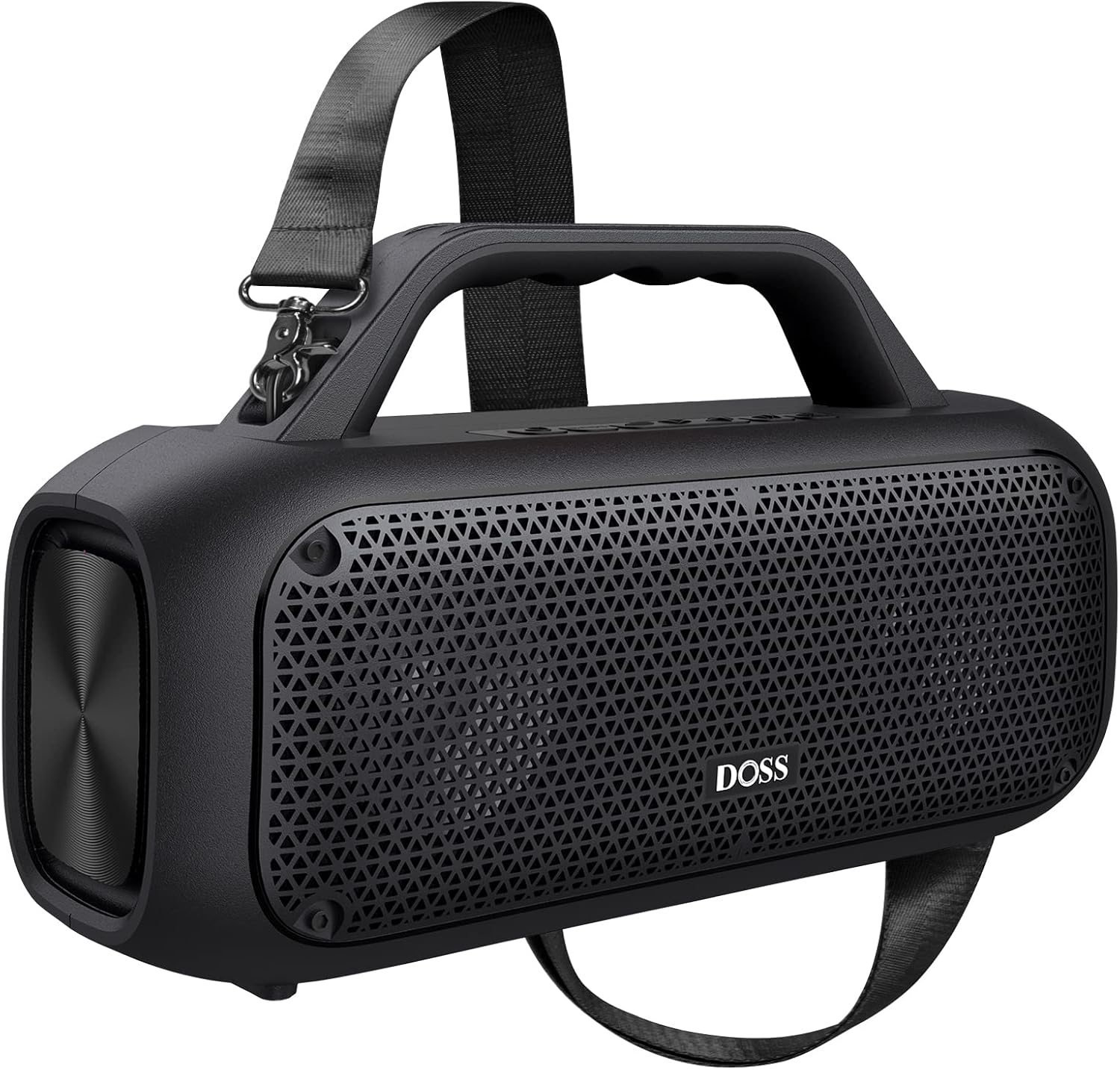 DOSS Extreme Boom Bluetooth Outdoor Speaker with 60W Mighty Sound, Deep Bass, 30H Playtime,10400mAh Power Bank, IPX6 Waterproof Speaker with Portable Strap for Camping, Pool, Beach, Garage, Work DOSS Extreme Boom Bluetooth Outdoor Speaker with 60W Mighty Sound, Deep Bass, 30H Playtime,10400mAh Power Bank, IPX6 Waterproof Speaker with Portable Strap for Camping, Pool, Beach, Garage, Work