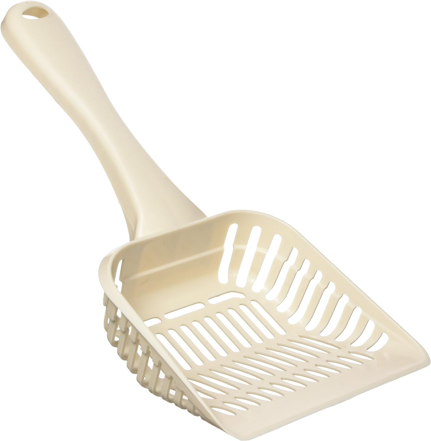 Petmate Litter Scoop with Deep Shovel for Cats, Giant Size, Bleached Linen Petmate Litter Scoop with Deep Shovel for Cats, Giant Size, Bleached Linen