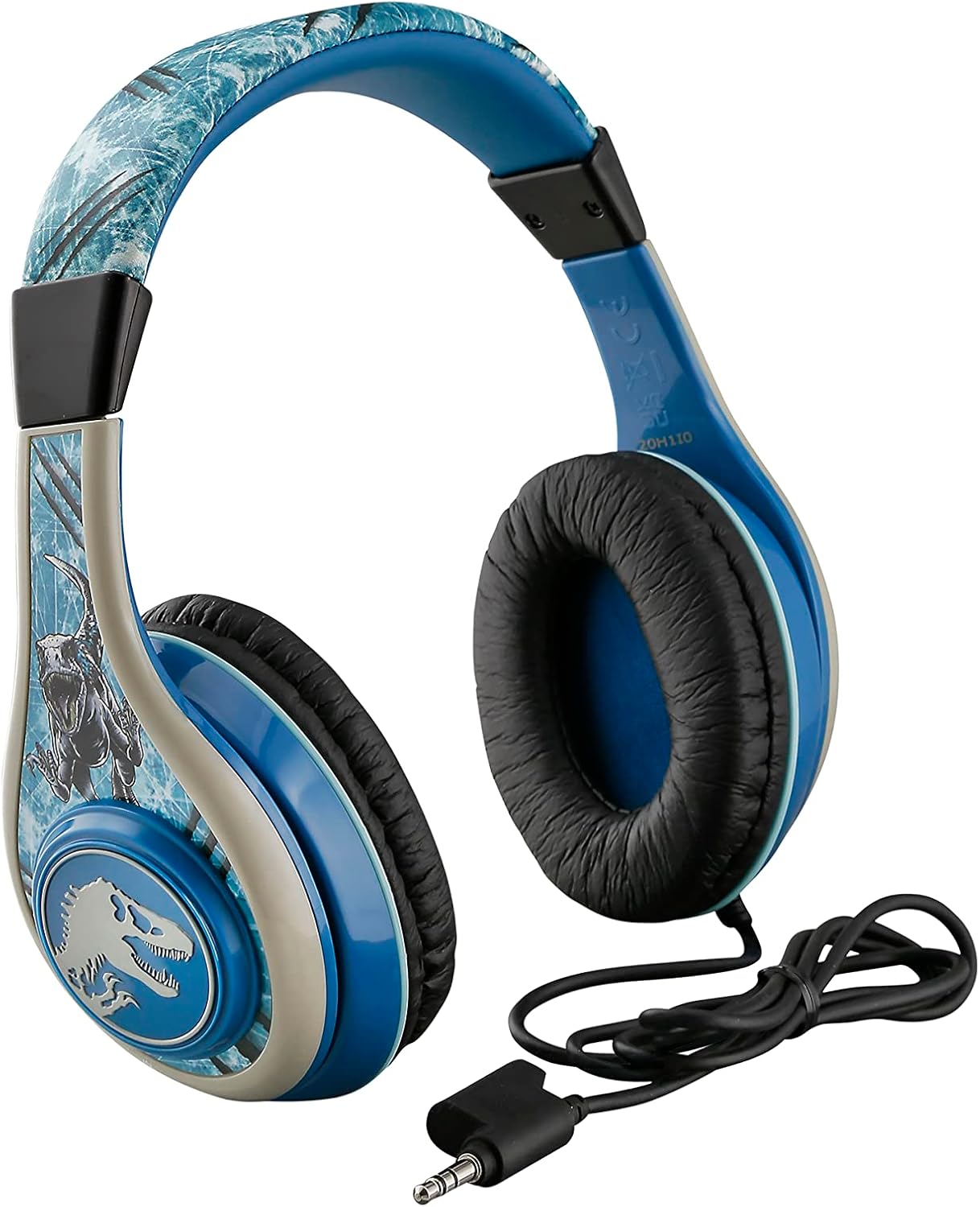 Jurassic World Kids Headphones, Adjustable Headband, Stereo Sound, 3.5Mm Jack, Wired Headphones for Kids, Tangle-Free, Volume Control, Childrens Headphones Over Ear for School Home, Travel Jurassic World Kids Headphones, Adjustable Headband, Stereo Sound, 3.5Mm Jack, Wired Headphones for Kids, Tangle-Free, Volume Control, Childrens Headphones Over Ear for School Home, Travel