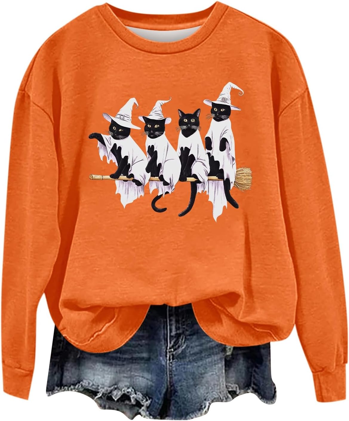 HUCHPI Cute Sweater Women Funny Halloween Sweatshirt for Women Long Sleeve Blood Horror Clothes Blood Splatter Top HUCHPI Cute Sweater Women Funny Halloween Sweatshirt for Women Long Sleeve Blood Horror Clothes Blood Splatter Top