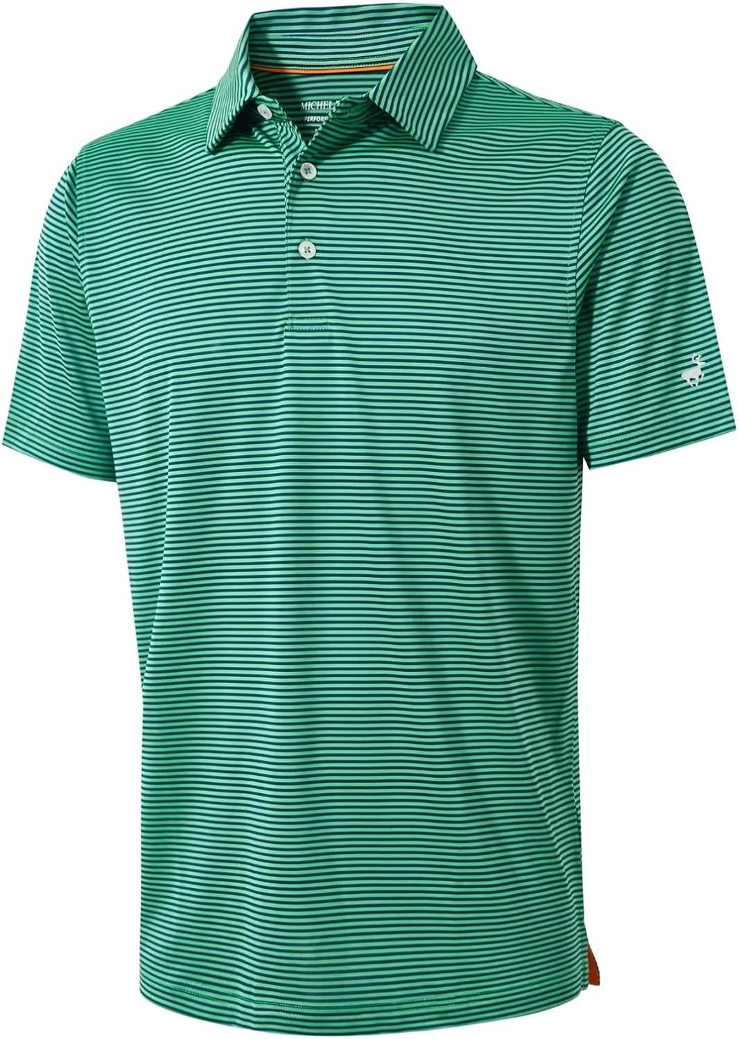 Mens Golf Shirt Moisture Wicking Dry Fit Performance Sport Short Sleeve Striped Golf Polo Shirts for Men Mens Golf Shirt Moisture Wicking Dry Fit Performance Sport Short Sleeve Striped Golf Polo Shirts for Men