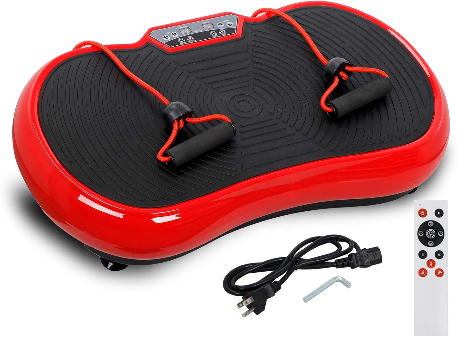 Full Body Vibration Platform Massage Machine Workout Trainer with Bluetooth Music Connection Full Body Vibration Platform Massage Machine Workout Trainer with Bluetooth Music Connection