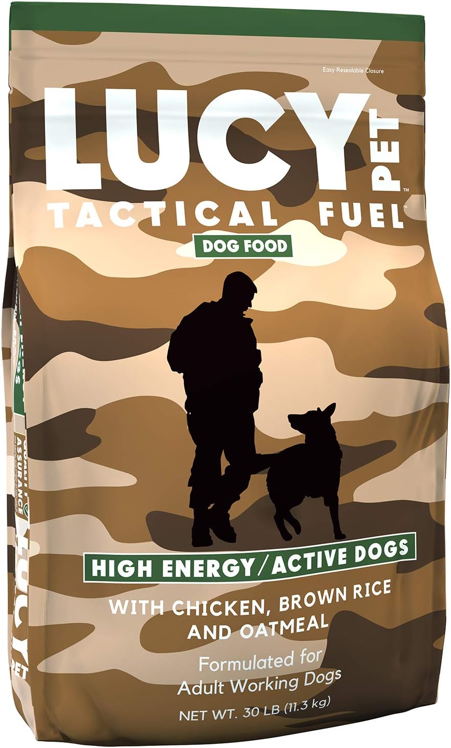 Lucy Pet Products Tactical Fuel Dry Dog Food for High Energy Adult Active Working Hunting Dogs All Breeds, Brown Lucy Pet Products Tactical Fuel Dry Dog Food for High Energy Adult Active Working Hunting Dogs All Breeds, Brown