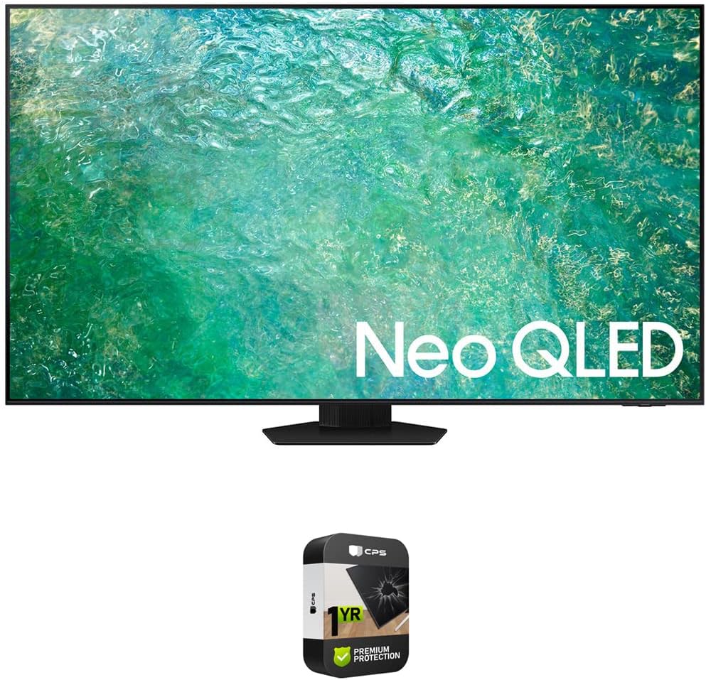 SAMSUNG QN55QN85CA 55 Inch Neo QLED 4K Smart TV Bundle with 1 YR CPS Enhanced Protection Pack (2023 Model) SAMSUNG QN55QN85CA 55 Inch Neo QLED 4K Smart TV Bundle with 1 YR CPS Enhanced Protection Pack (2023 Model)