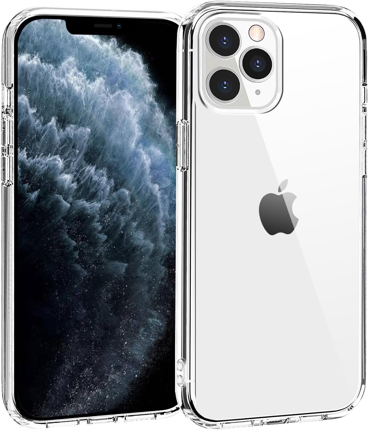 TENOC Phone Case Compatible with iPhone 11 Pro, Clear Case Non-Yellowing Protective Bumper Hard Back Cover for 5.8 Inch TENOC Phone Case Compatible with iPhone 11 Pro, Clear Case Non-Yellowing Protective Bumper Hard Back Cover for 5.8 Inch
