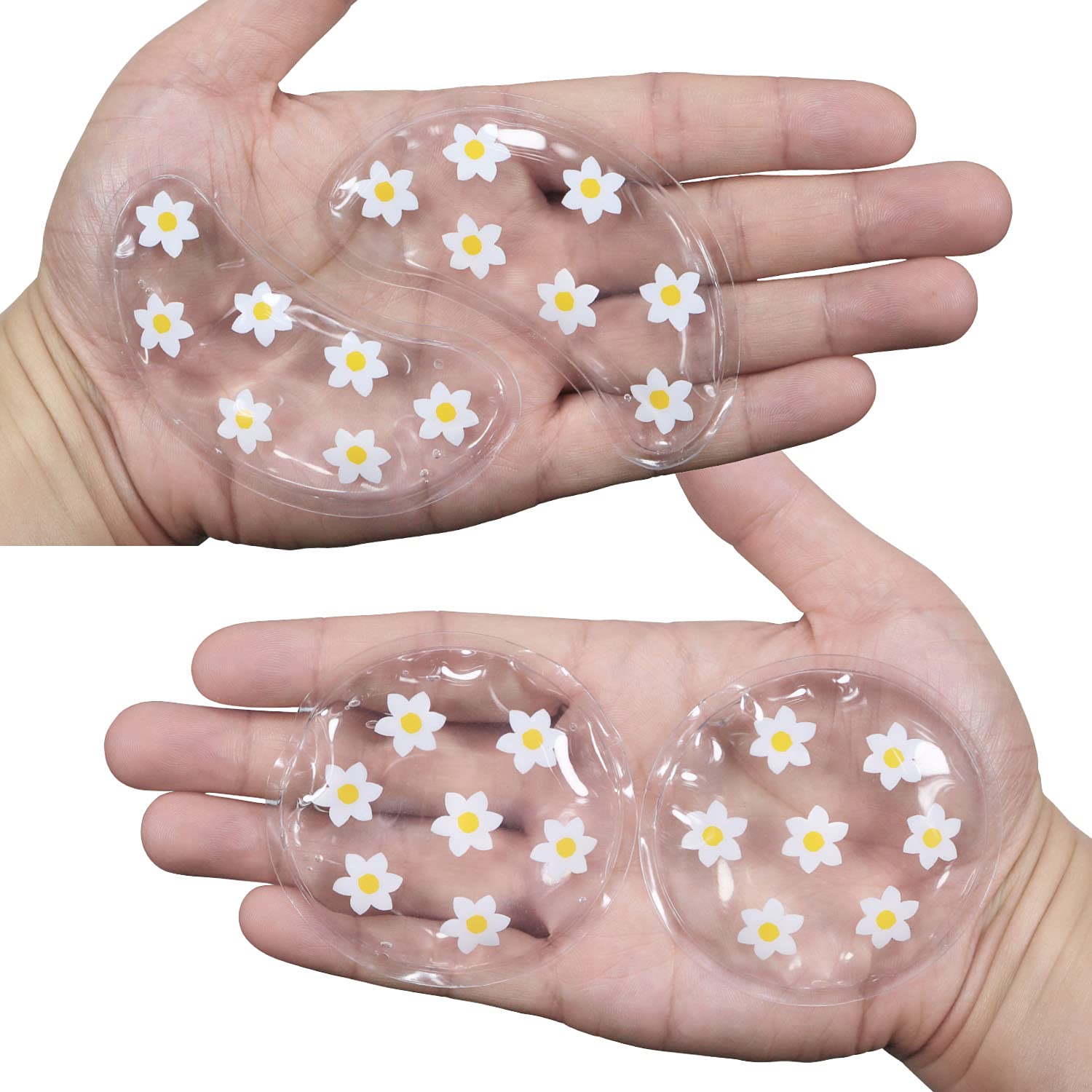 Gel Ice Pack Reusable Cooling Under Eye Pads and Patches, Hot Cold Treatment Pack for Redness,Pain Relief and Eye Relax Gel Ice Pack Reusable Cooling Under Eye Pads and Patches, Hot Cold Treatment Pack for Redness,Pain Relief and Eye Relax