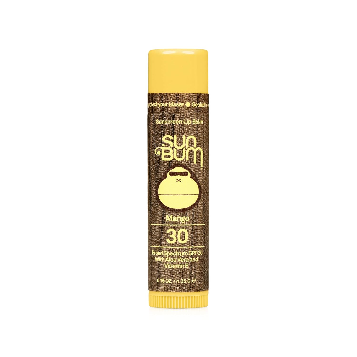 Sun Bum SPF 30 Sunscreen Lip Balm | Vegan and Cruelty Free Broad Spectrum UVA/UVB Lip Care with Aloe and Vitamin E for Moisturized Lips | Mango Flavor |.15 oz Sun Bum SPF 30 Sunscreen Lip Balm | Vegan and Cruelty Free Broad Spectrum UVA/UVB Lip Care with Aloe and Vitamin E for Moisturized Lips | Mango Flavor |.15 oz