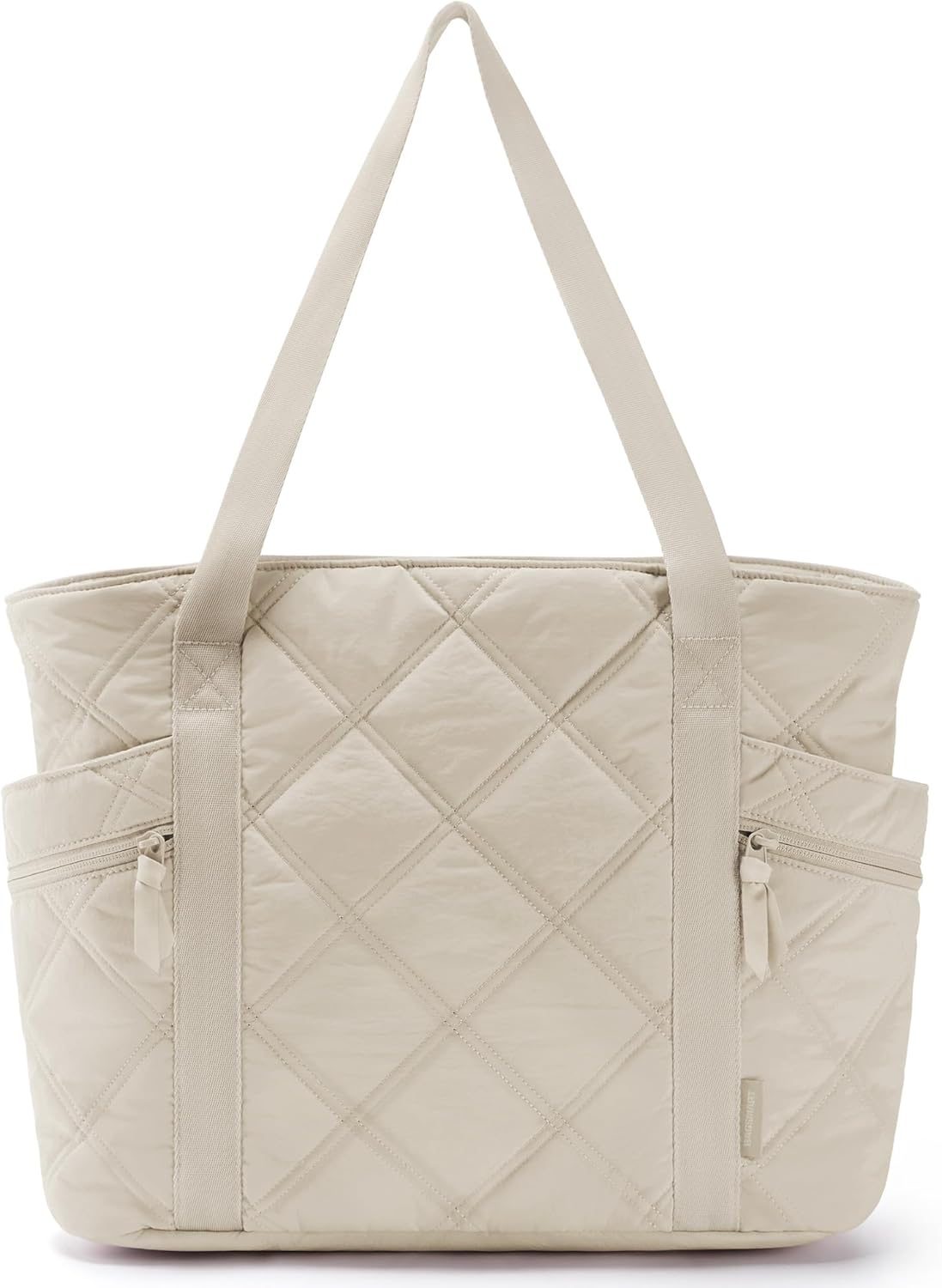 BAGSMART Tote Bag for Women, Puffer Tote Bag with Zipper, Travel Essentials Quilted Nurse Bag Carry On Bag Gifts for Women BAGSMART Tote Bag for Women, Puffer Tote Bag with Zipper, Travel Essentials Quilted Nurse Bag Carry On Bag Gifts for Women
