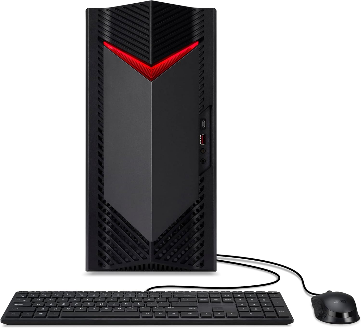 Acer Nitro 50 N50-656-UR16 Gaming Desktop | Intel Core i7-14700F 20-Core Processor | NVIDIA GeForce RTX 4060 | 16GB DDR5 5600MHz | 1TB PCIe Gen 4 SSD | Intel Wi-Fi 6E AX211 | Windows 11 Home Acer Nitro 50 N50-656-UR16 Gaming Desktop | Intel Core i7-14700F 20-Core Processor | NVIDIA GeForce RTX 4060 | 16GB DDR5 5600MHz | 1TB PCIe Gen 4 SSD | Intel Wi-Fi 6E AX211 | Windows 11 Home