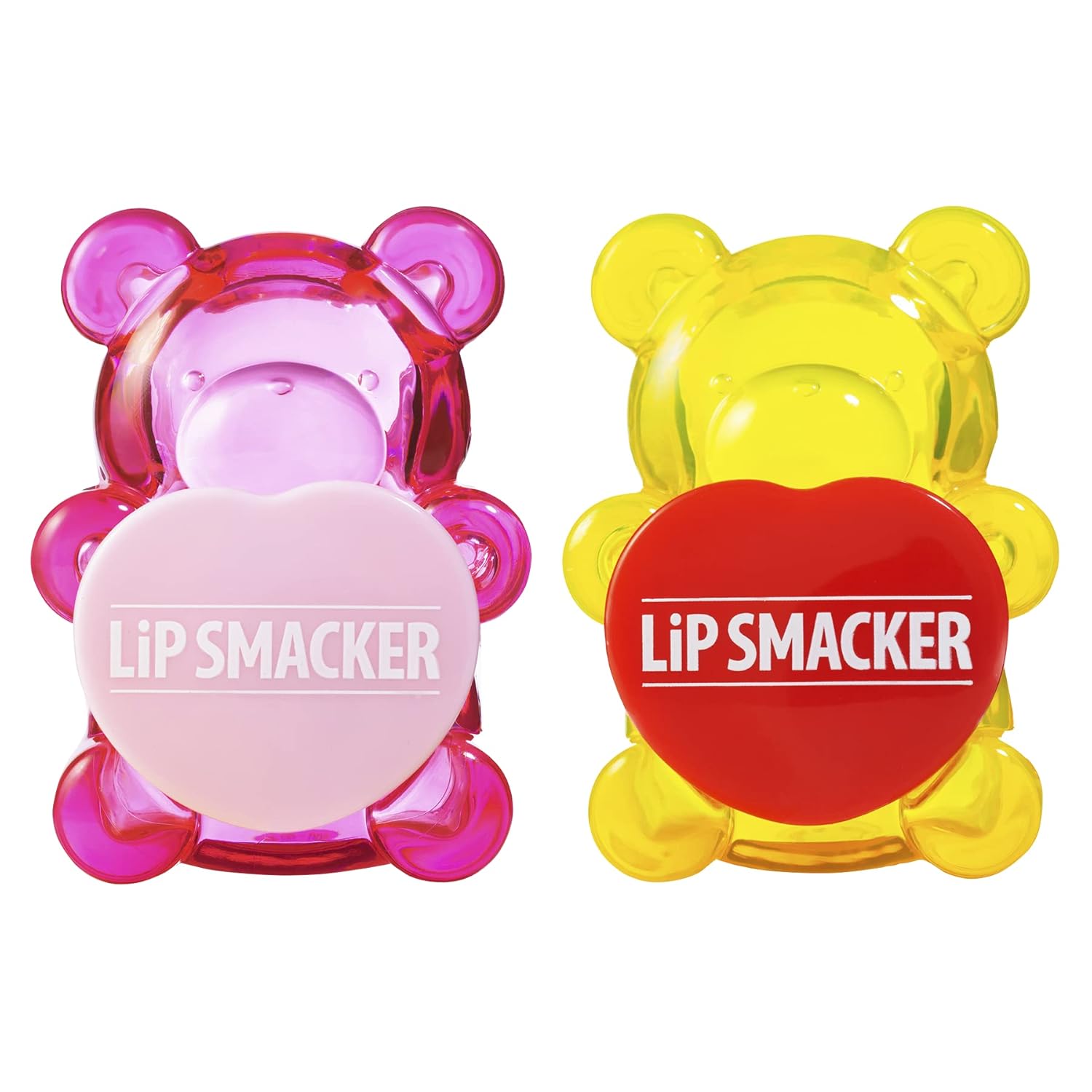 Lip Smacker BFF Sugar Bear Lip Balm Duo- Pink & Yellow Luv U Straw-Beary Much! / Pineapple-y Ever After Lip Smacker BFF Sugar Bear Lip Balm Duo- Pink & Yellow Luv U Straw-Beary Much! / Pineapple-y Ever After