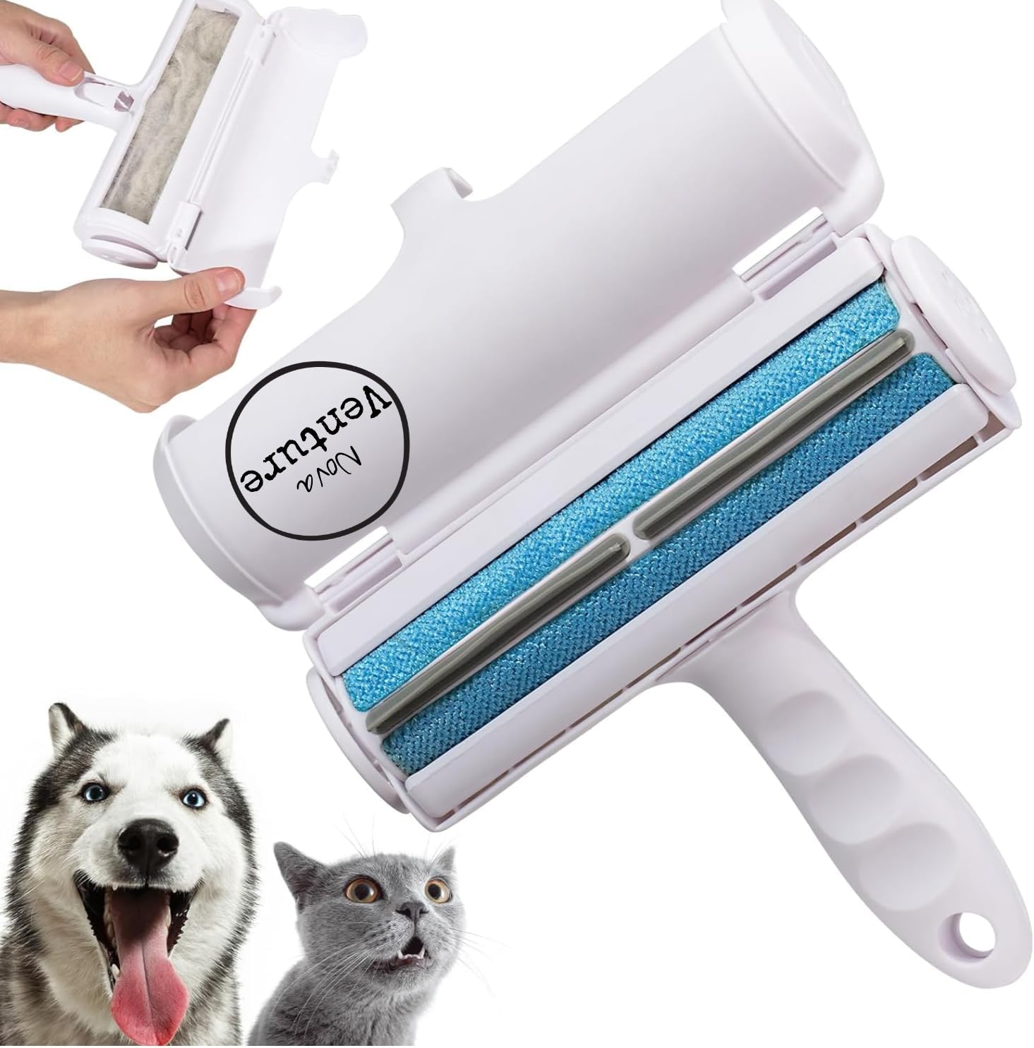 Nova Venture™ Reusable Pet Hair Remover Lint Roller – Ultimate Dog & Cat Hair Removal Tool for Furniture, Carpet, Laundry – Essential Pet Supplies and Accessories. Nova Venture™ Reusable Pet Hair Remover Lint Roller – Ultimate Dog & Cat Hair Removal Tool for Furniture, Carpet, Laundry – Essential Pet Supplies and Accessories.