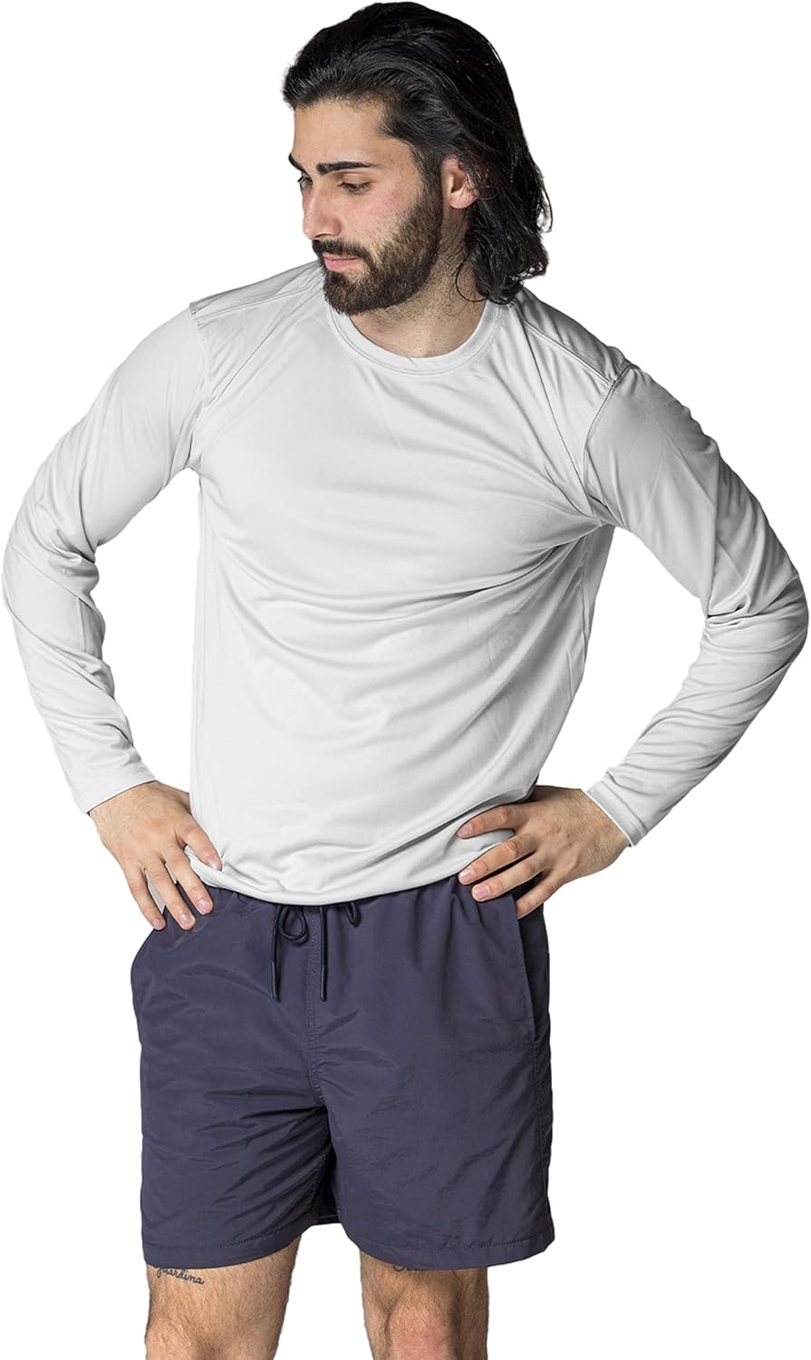 Vapor Apparel Men’s Outdoor UPF 50+ Long Sleeve T-Shirt, UV Sun Protection for Fishing, Running, Hiking, Swimming Vapor Apparel Men’s Outdoor UPF 50+ Long Sleeve T-Shirt, UV Sun Protection for Fishing, Running, Hiking, Swimming