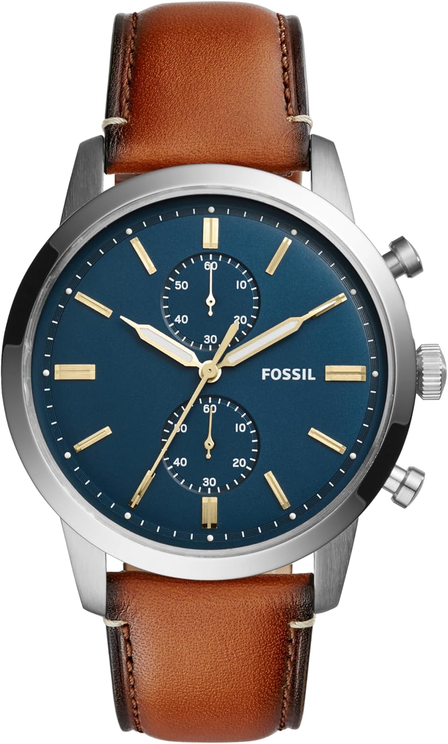 Fossil Townsman Men’s Watch with Chronograph Display and Genuine Leather Band Fossil Townsman Men’s Watch with Chronograph Display and Genuine Leather Band