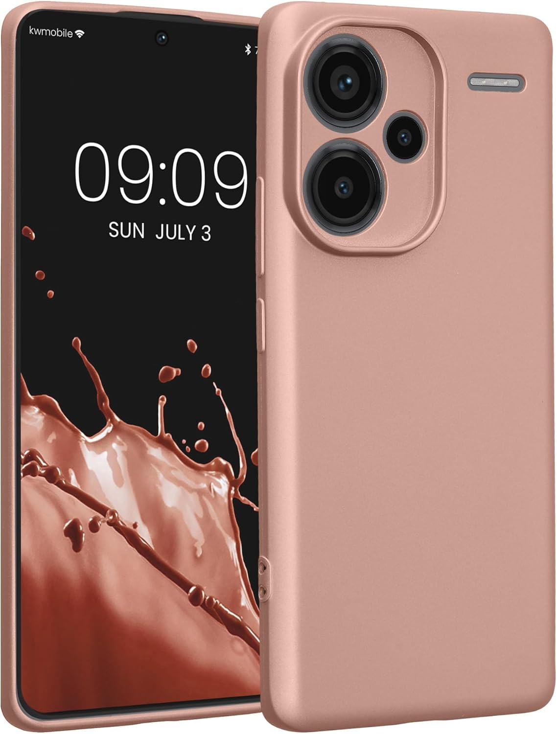 kwmobile Case Compatible with Xiaomi Redmi Note 13 Pro+ 5G / Redmi Note 13 Pro Plus 5G Case -Soft TPU Back Phone Cover – with Metallic Look – Metallic Rose Gold kwmobile Case Compatible with Xiaomi Redmi Note 13 Pro+ 5G / Redmi Note 13 Pro Plus 5G Case -Soft TPU Back Phone Cover – with Metallic Look – Metallic Rose Gold