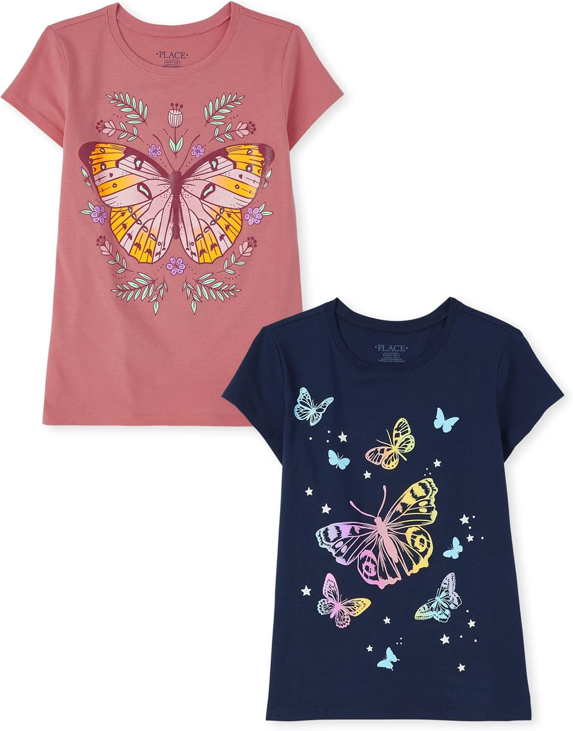 The Children’s Place girls Multi Color Short Sleeve Graphic T shirt 3 Pack The Children’s Place girls Multi Color Short Sleeve Graphic T shirt 3 Pack