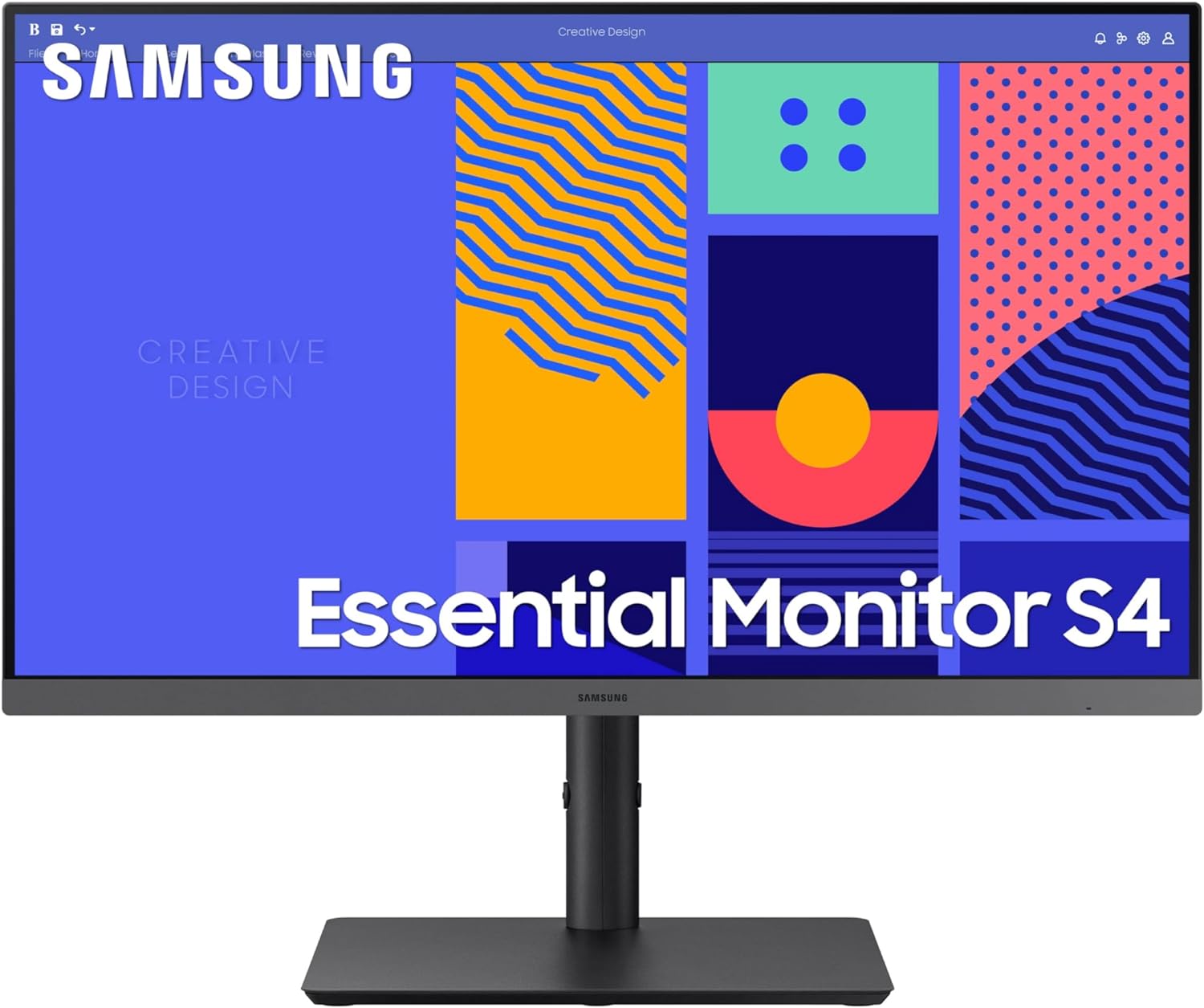 SAMSUNG 24-Inch S43GC Series Business Essential Computer Monitor, IPS Panel, Height Adjustable Stand, Triple Input, New DisplayPort, 100Hz, AMD FreeSync, Advanced Eye Care LS24C432GANXZA, 2024 SAMSUNG 24-Inch S43GC Series Business Essential Computer Monitor, IPS Panel, Height Adjustable Stand, Triple Input, New DisplayPort, 100Hz, AMD FreeSync, Advanced Eye Care LS24C432GANXZA, 2024