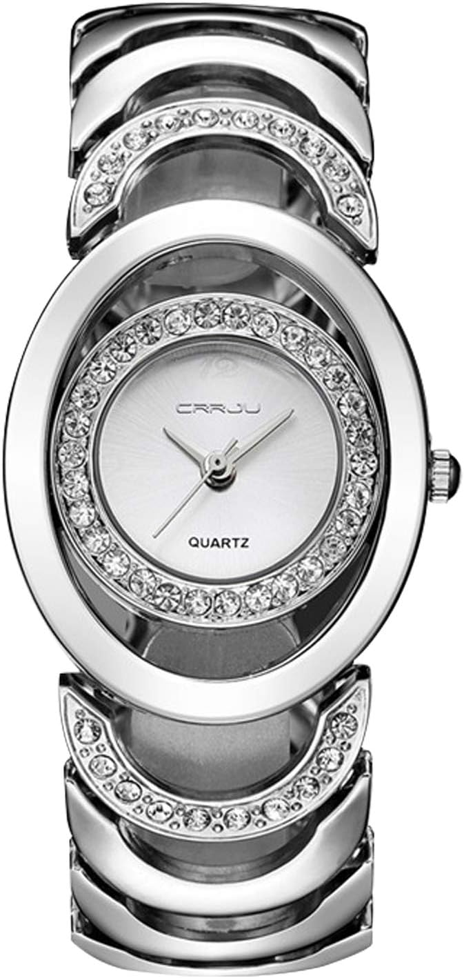 RORIOS Fashion Women Watch Shining Simulated Diamond Dial Stainless Steel Strap Ladies Dress Wristwatch Waterproof RORIOS Fashion Women Watch Shining Simulated Diamond Dial Stainless Steel Strap Ladies Dress Wristwatch Waterproof