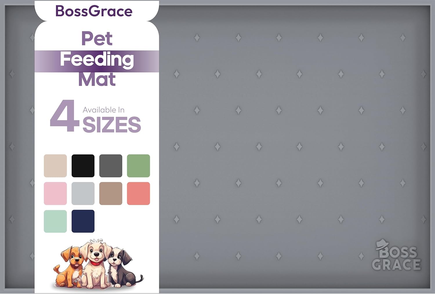 Dog Food Mat – Raised Edges Cat Food Mat Prevent Spills – 100% Waterproof Dog Mat for Food and Water Protect Floors – Easy Clean Dog Bowl Mats for Food and Water, Silicone Pet Food Mat Dog Food Mat – Raised Edges Cat Food Mat Prevent Spills – 100% Waterproof Dog Mat for Food and Water Protect Floors – Easy Clean Dog Bowl Mats for Food and Water, Silicone Pet Food Mat