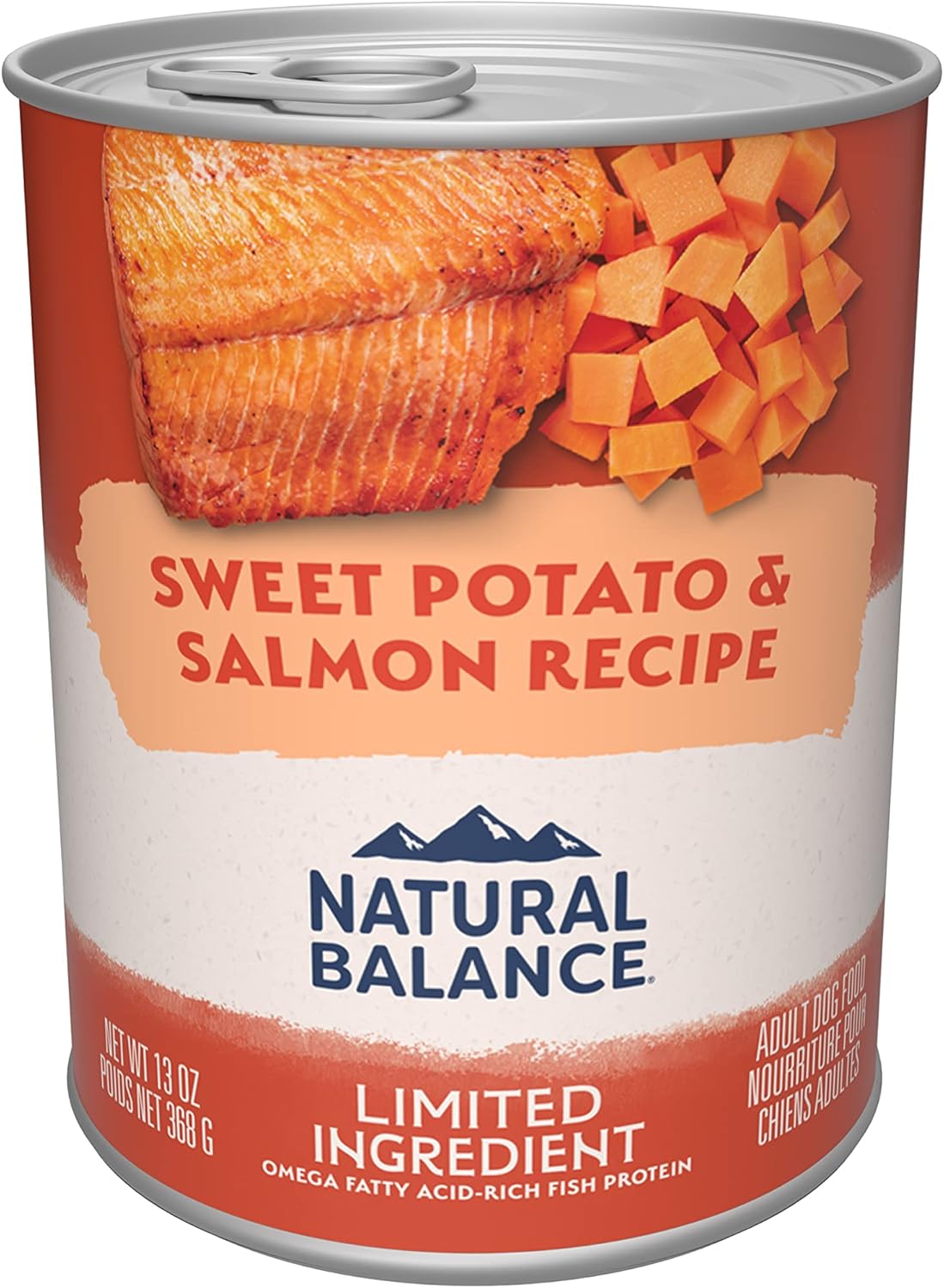 Natural Balance Limited Ingredient Adult Grain-Free Wet Canned Dog Food, Sweet Potato & Salmon Recipe, 13 Ounce (Pack of 12) Natural Balance Limited Ingredient Adult Grain-Free Wet Canned Dog Food, Sweet Potato & Salmon Recipe, 13 Ounce (Pack of 12)