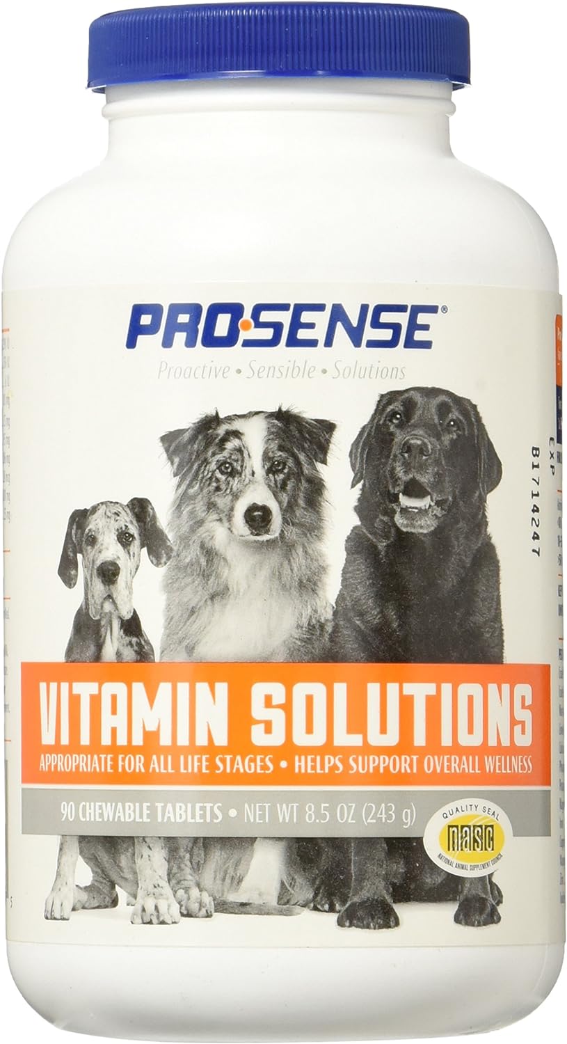 ProSense Vitamin Solutions 90 Count, Chewable Tablets for Dogs, Helps Support Overall Wellness (P-87039) ProSense Vitamin Solutions 90 Count, Chewable Tablets for Dogs, Helps Support Overall Wellness (P-87039)