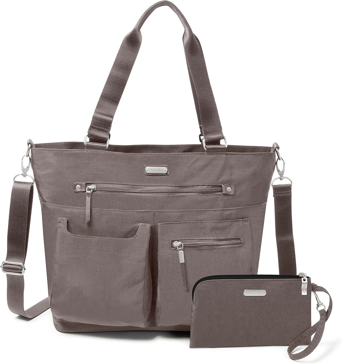 Baggallini Any Day Tote with RFID Phone Wristlet – Crossbody Tote Bag for Women – Lightweight Travel Bag Baggallini Any Day Tote with RFID Phone Wristlet – Crossbody Tote Bag for Women – Lightweight Travel Bag