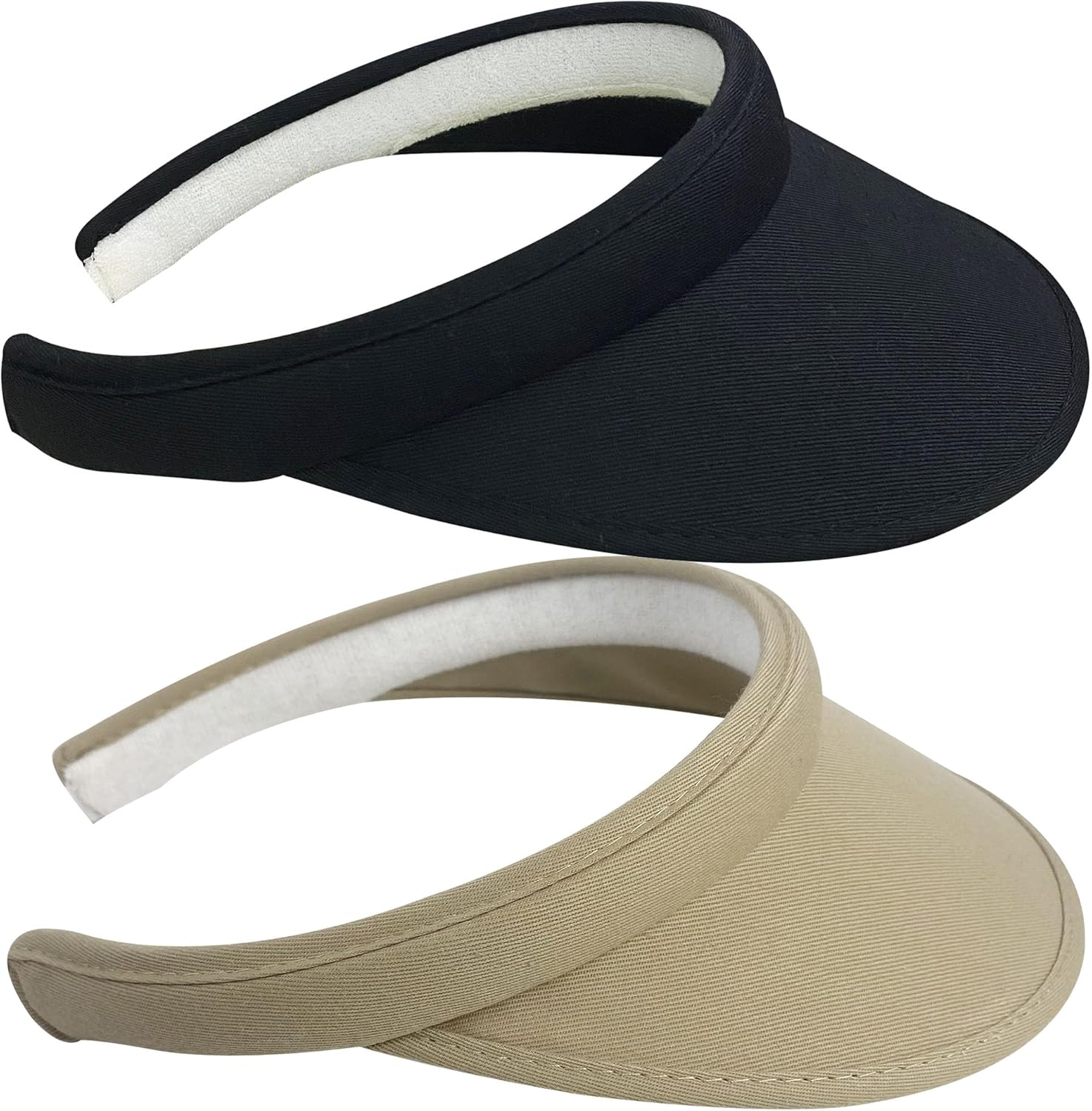 2 Pack Sun Visor Hats Women Men Clip On Wide Brim Visors Hat Outdoor Sports Golf Beach Travel Tennis Caps 2 Pack Sun Visor Hats Women Men Clip On Wide Brim Visors Hat Outdoor Sports Golf Beach Travel Tennis Caps