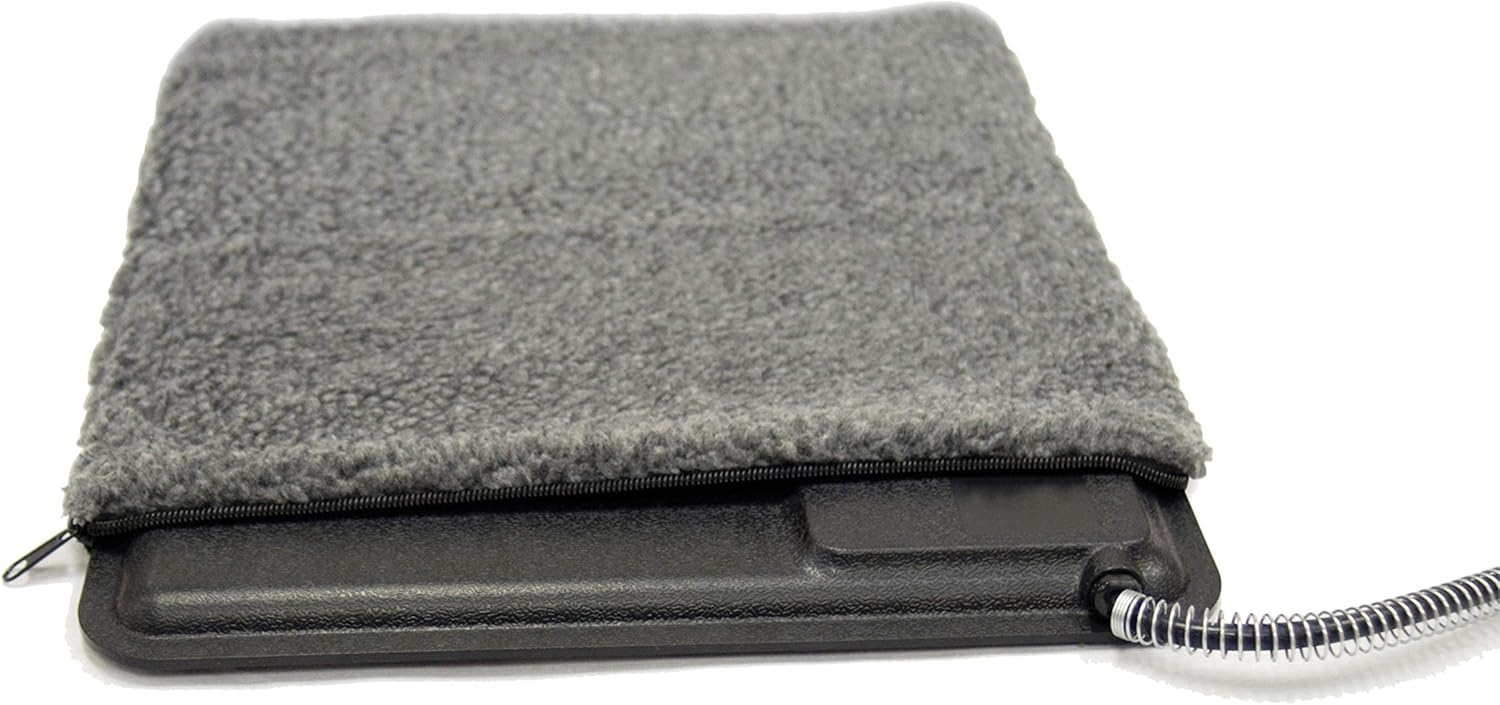 K&H Pet Products Lectro-Kennel Heated Pad Deluxe Cover (Pad not included) Gray Medium 16.5 X 22.5 Inches K&H Pet Products Lectro-Kennel Heated Pad Deluxe Cover (Pad not included) Gray Medium 16.5 X 22.5 Inches