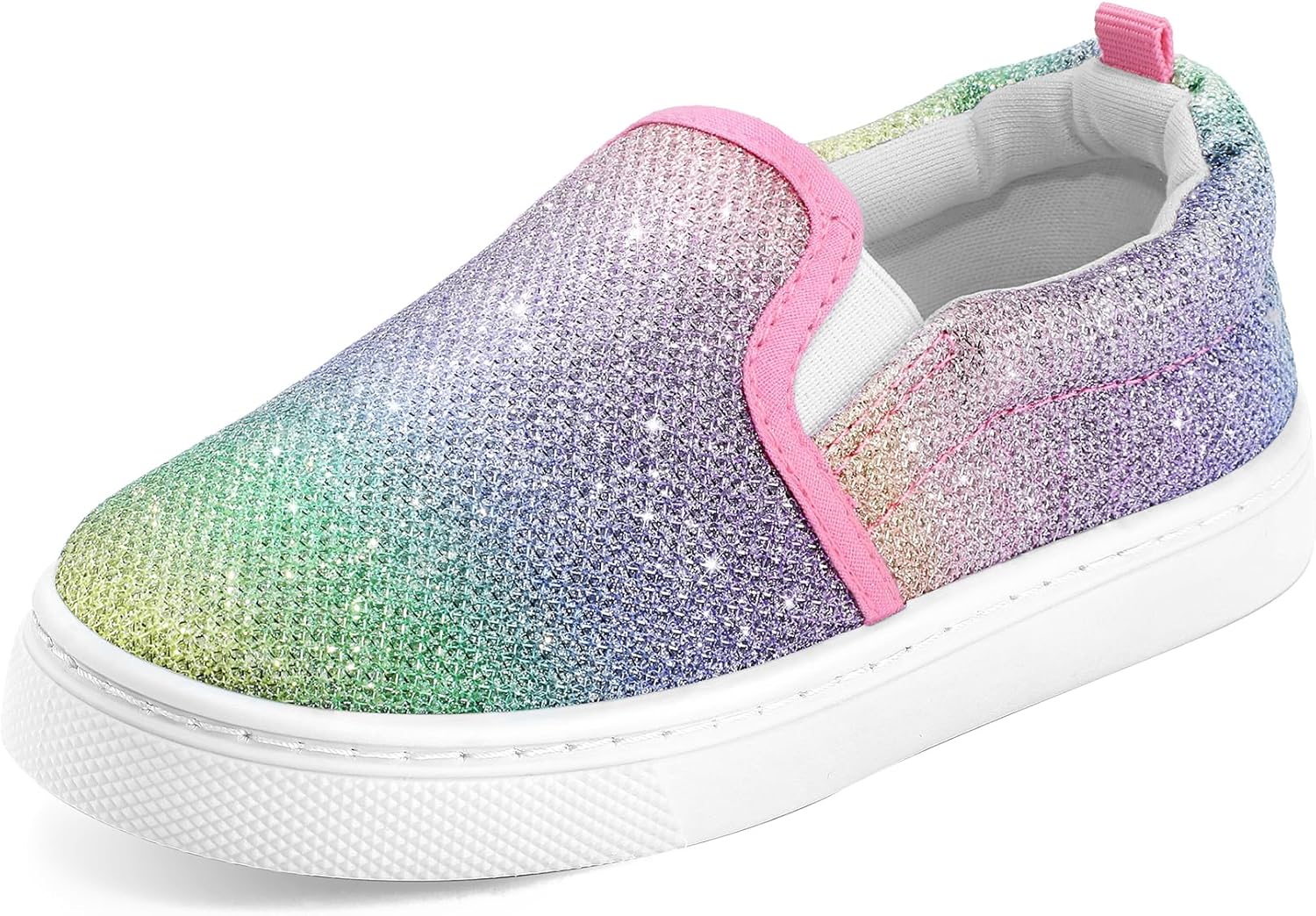 K KomForme Toddler Girls Boys Shoes Little Kids Slip on Canvas Sneakers for Running/Walking K KomForme Toddler Girls Boys Shoes Little Kids Slip on Canvas Sneakers for Running/Walking