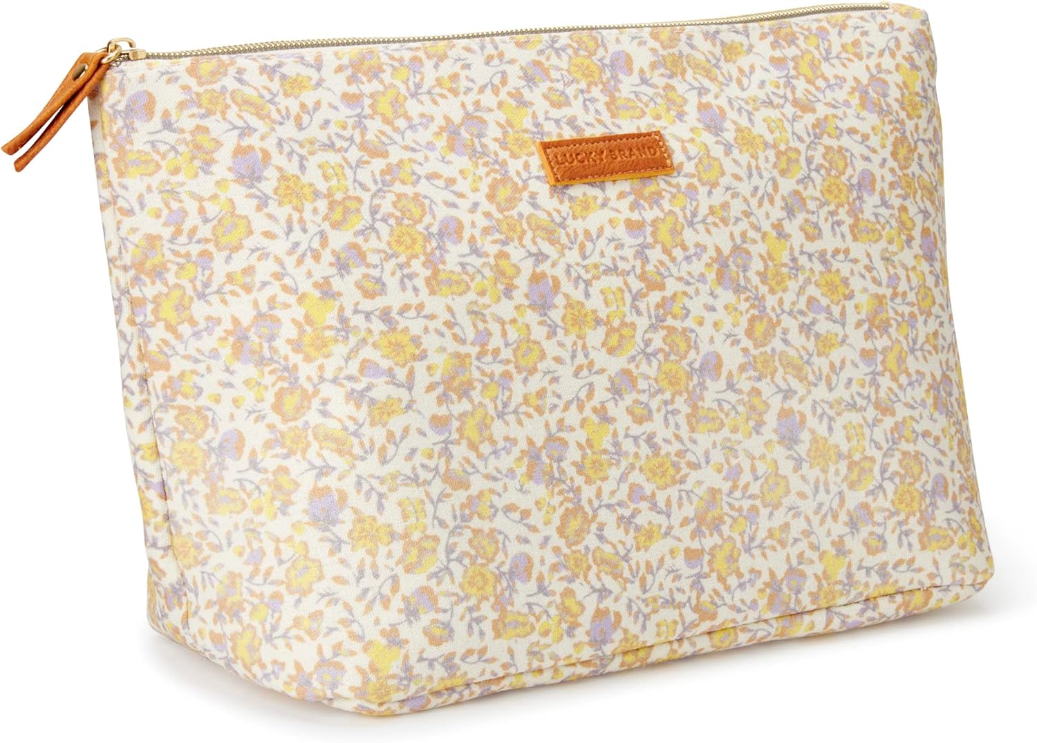 Lucky Brand Women’s Toiletries Bag – Large Cosmetics Bag for Travel, Multifunctional Organizer Pouch, Flower Lucky Brand Women’s Toiletries Bag – Large Cosmetics Bag for Travel, Multifunctional Organizer Pouch, Flower