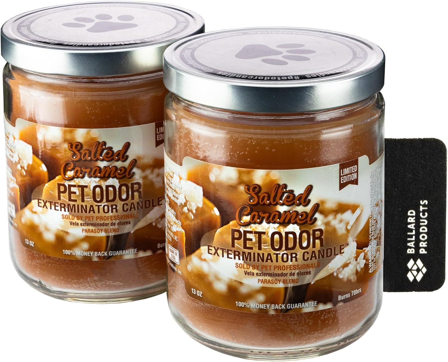 Ballard Products Specialty Pet Products Pet Odor Eliminating Candle Salted Caramel – Pack of 2 Pet Odor Eliminator Candle – Pet Candles Odor Eliminator for Your Home – Bundle Air Freshener Ballard Products Specialty Pet Products Pet Odor Eliminating Candle Salted Caramel – Pack of 2 Pet Odor Eliminator Candle – Pet Candles Odor Eliminator for Your Home – Bundle Air Freshener