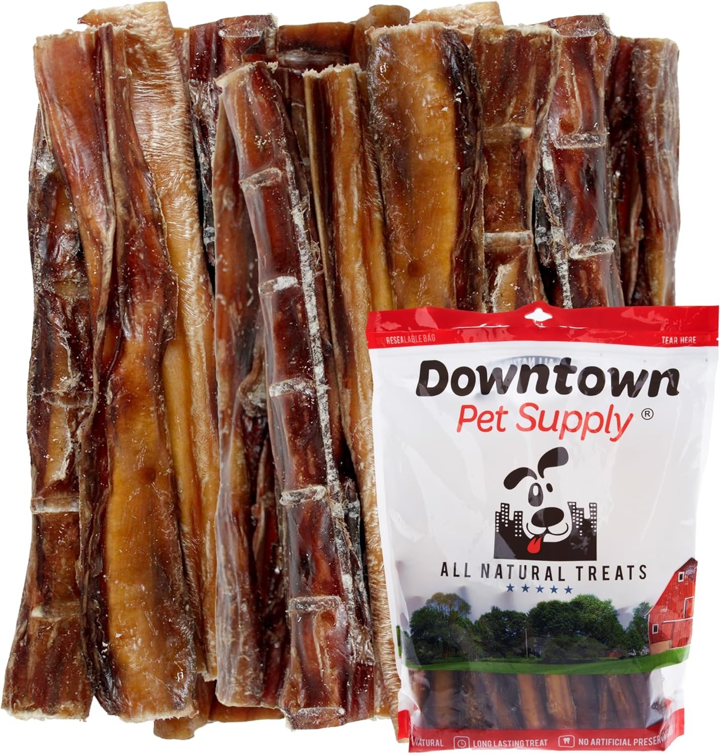 Downtown Pet Supply Bully Sticks for Dogs (6″, 15-pack Regular) Rawhide Free Dog Chews Long Lasting Non-Splintering Pizzle Sticks – USA Sourced Low Odor Bully Sticks for Large Dogs Downtown Pet Supply Bully Sticks for Dogs (6″, 15-pack Regular) Rawhide Free Dog Chews Long Lasting Non-Splintering Pizzle Sticks – USA Sourced Low Odor Bully Sticks for Large Dogs