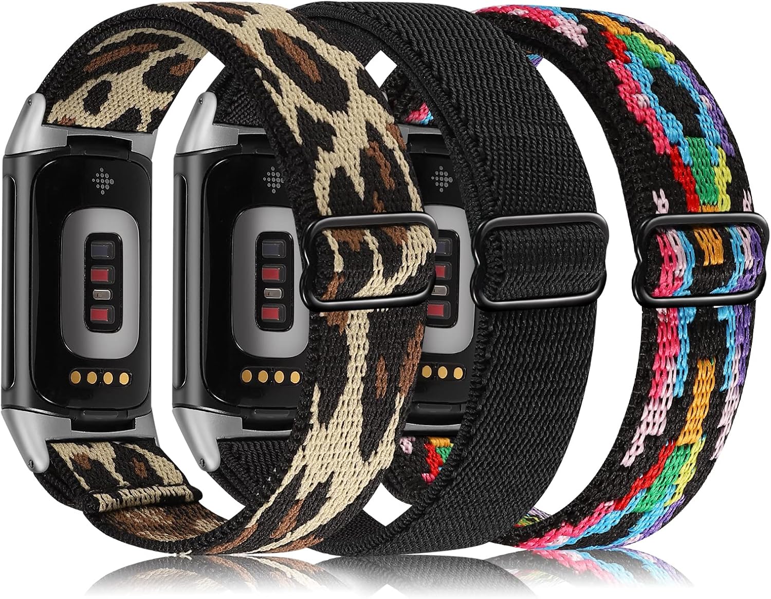 Wearlizer 3 Packs Adjustable Elastic Band Compatible with Fitbit Charge 6 Bands/Charge 5 Bands for Women Men, Stretchy Loop Strap Soft Nylon Sport Wristband Accessories for Charge 6/5 Fitness Tracker Wearlizer 3 Packs Adjustable Elastic Band Compatible with Fitbit Charge 6 Bands/Charge 5 Bands for Women Men, Stretchy Loop Strap Soft Nylon Sport Wristband Accessories for Charge 6/5 Fitness Tracker