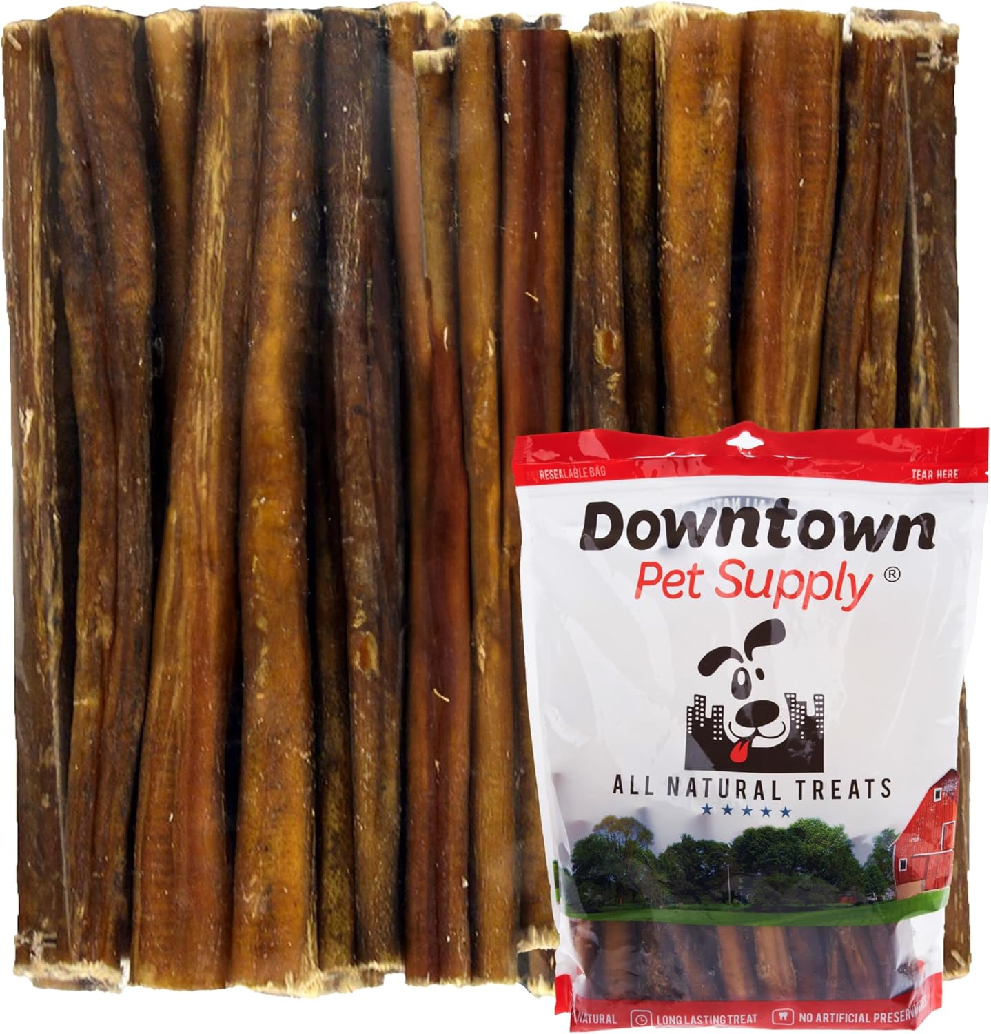 Downtown Pet Supply Bully Sticks for Dogs, Junior Size (6″, 25-pack) Rawhide Free Dog Chews Long Lasting Non-Splintering Pizzle Sticks – Low Odor Bully Sticks for Small Dogs Downtown Pet Supply Bully Sticks for Dogs, Junior Size (6″, 25-pack) Rawhide Free Dog Chews Long Lasting Non-Splintering Pizzle Sticks – Low Odor Bully Sticks for Small Dogs