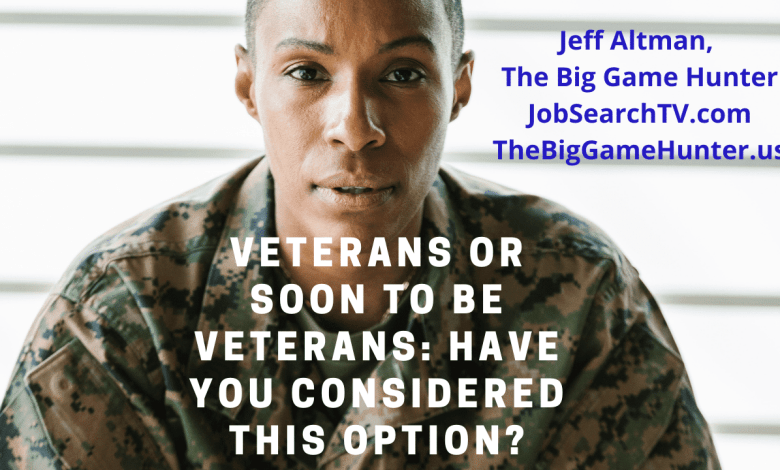 Veterans or Immediately Become a Veterinarian: Have you considered this option? Veterans or Immediately Become a Veterinarian: Have you considered this option?