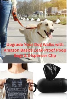 Atualize seu cachorro anda com o Basics Amazon Basics à prova de vazamentos e clipe de dispensador Atualize seu cachorro anda com o Basics Amazon Basics à prova de vazamentos e clipe de dispensador