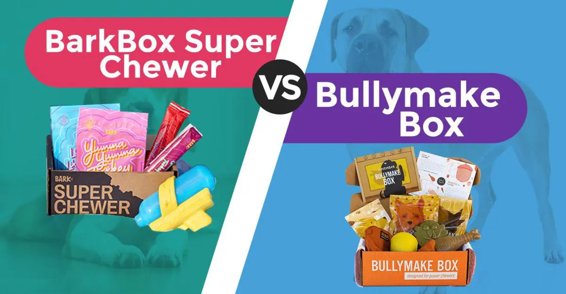 Barkbox Super Chewer vs Bullymake Box: Qual é melhor? Barkbox Super Chewer vs Bullymake Box: Qual é melhor?