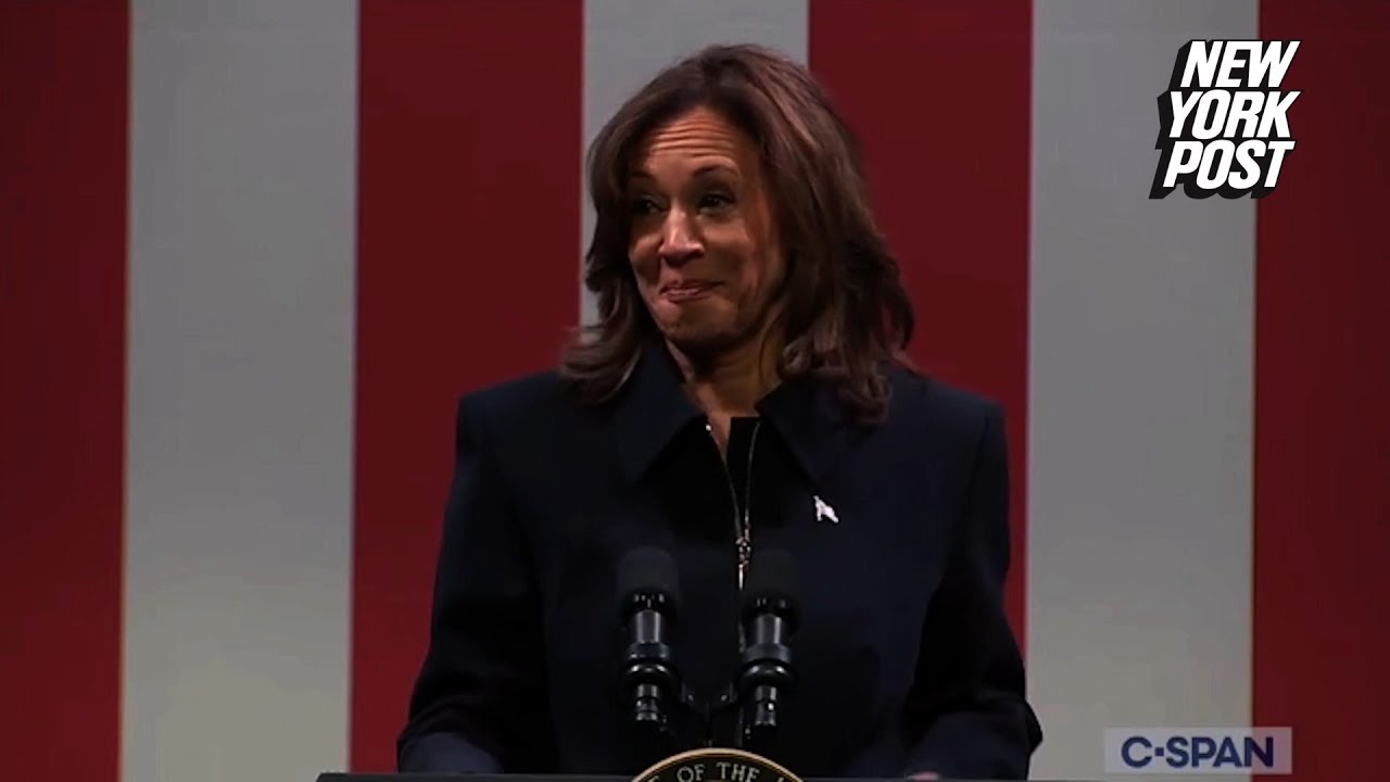Kamala Harris comes out of hiding and makes a very cringe speech Kamala Harris comes out of hiding and makes a very cringe speech